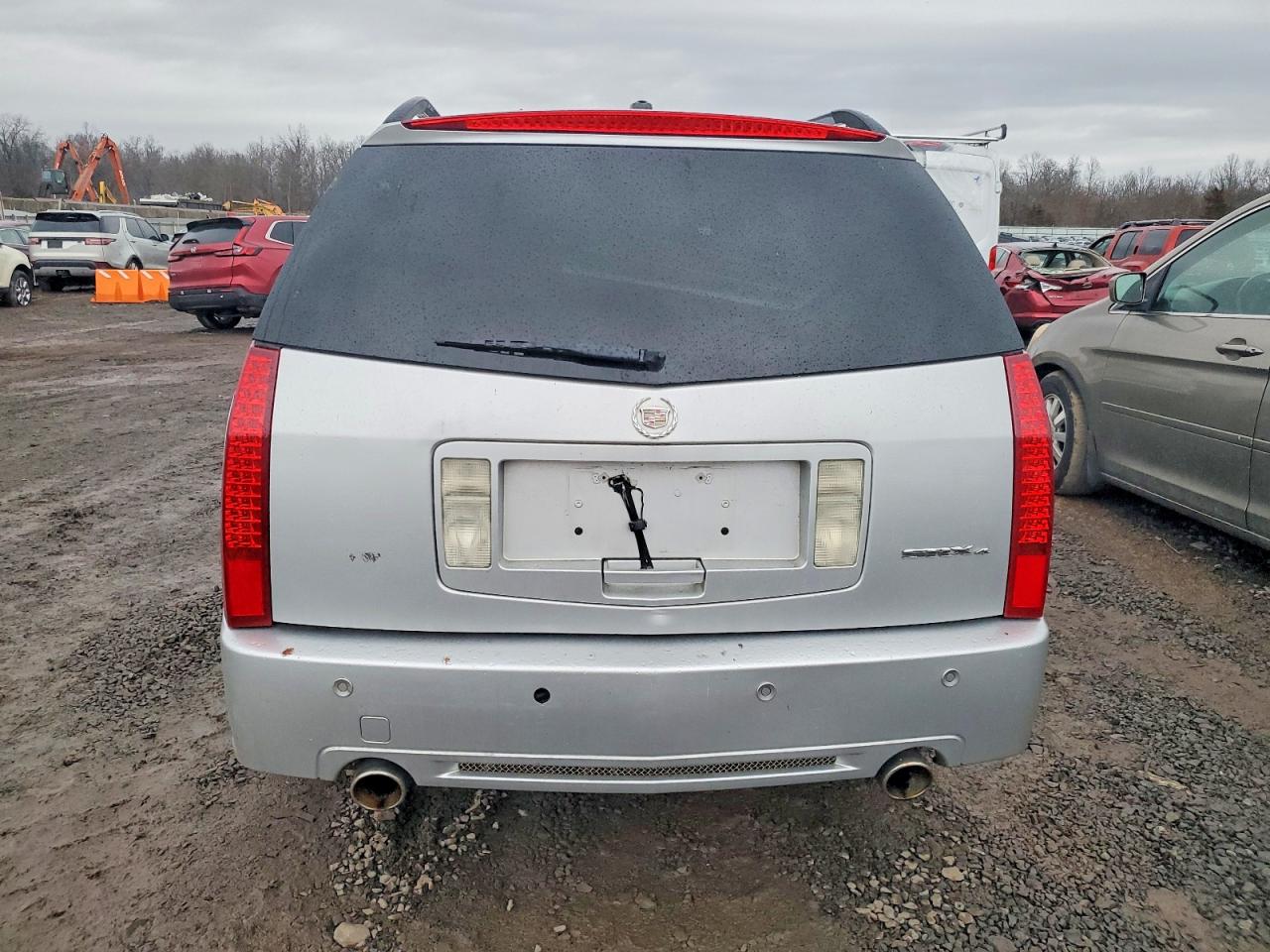 2009 Cadillac Srx Silver vin: 1GYEE437590105471
