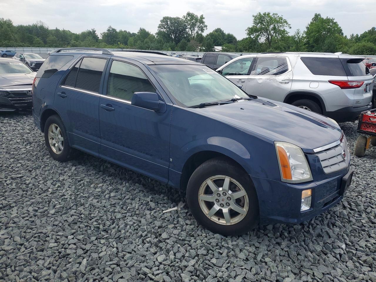 2009 Cadillac Srx Blue vin: 1GYEE437590128457
