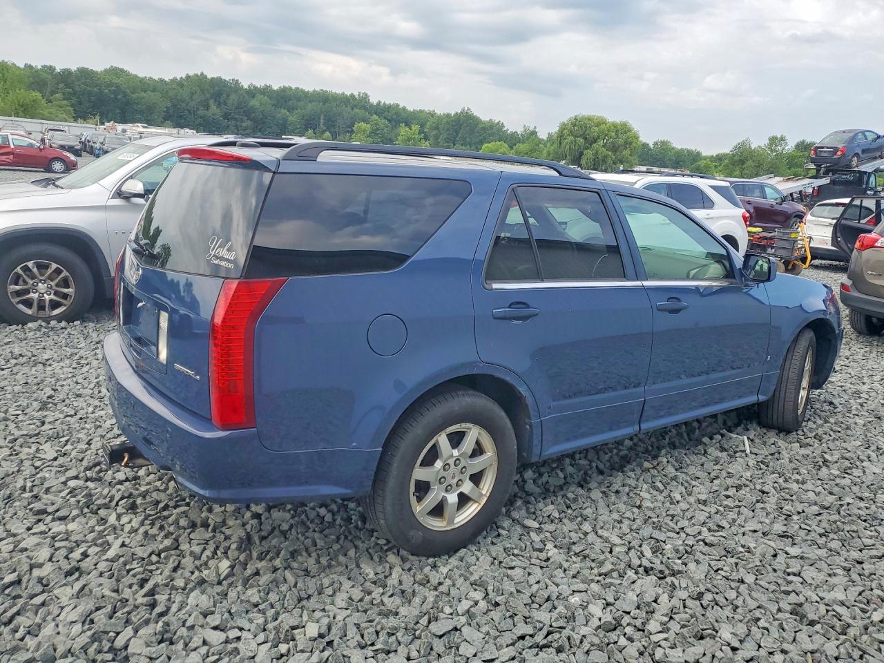 2009 Cadillac Srx Blue vin: 1GYEE437590128457