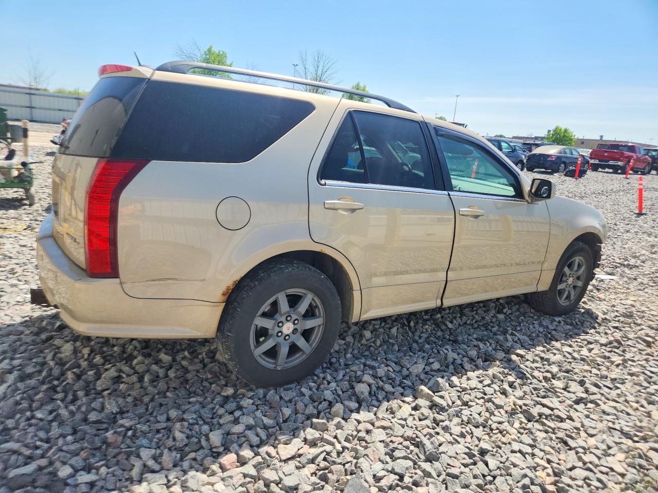 2008 Cadillac Srx Gold vin: 1GYEE437680215007