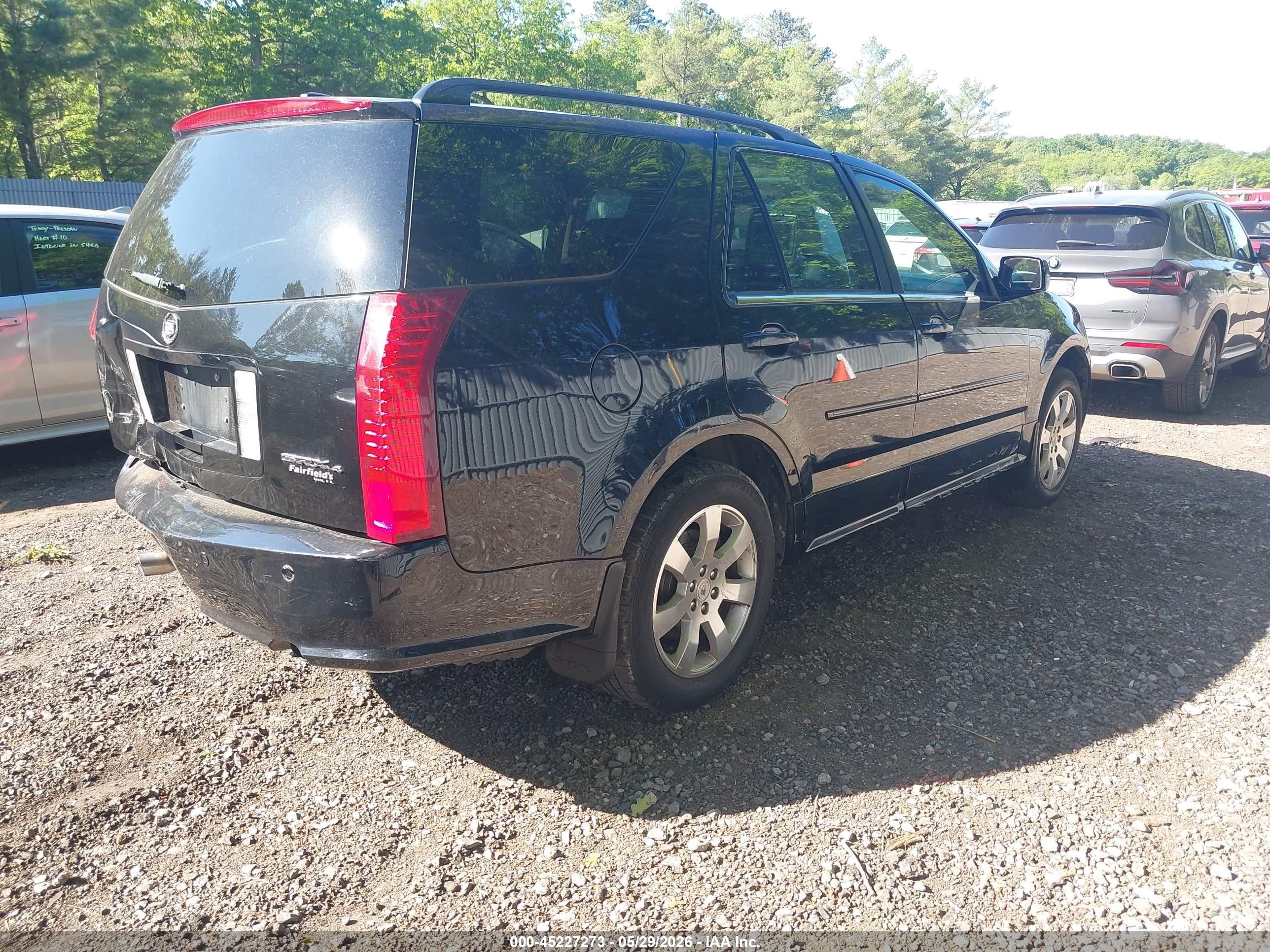 2008 Cadillac Srx V6 Black vin: 1GYEE437780138440