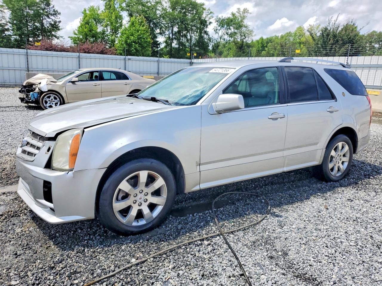 2008 Cadillac Srx Silver vin: 1GYEE437780156291