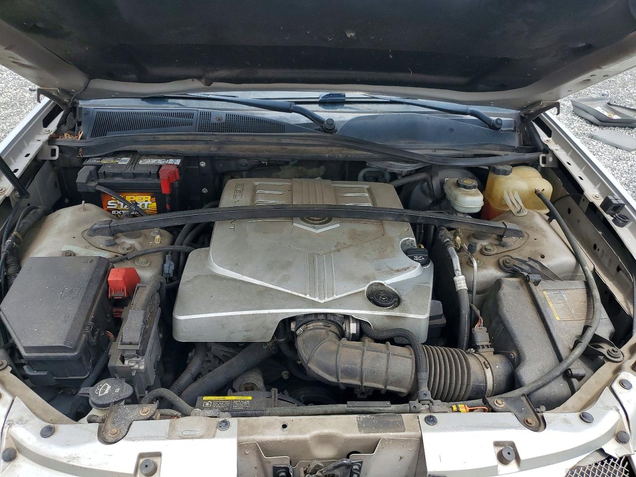 2008 Cadillac Srx Silver vin: 1GYEE437780156291