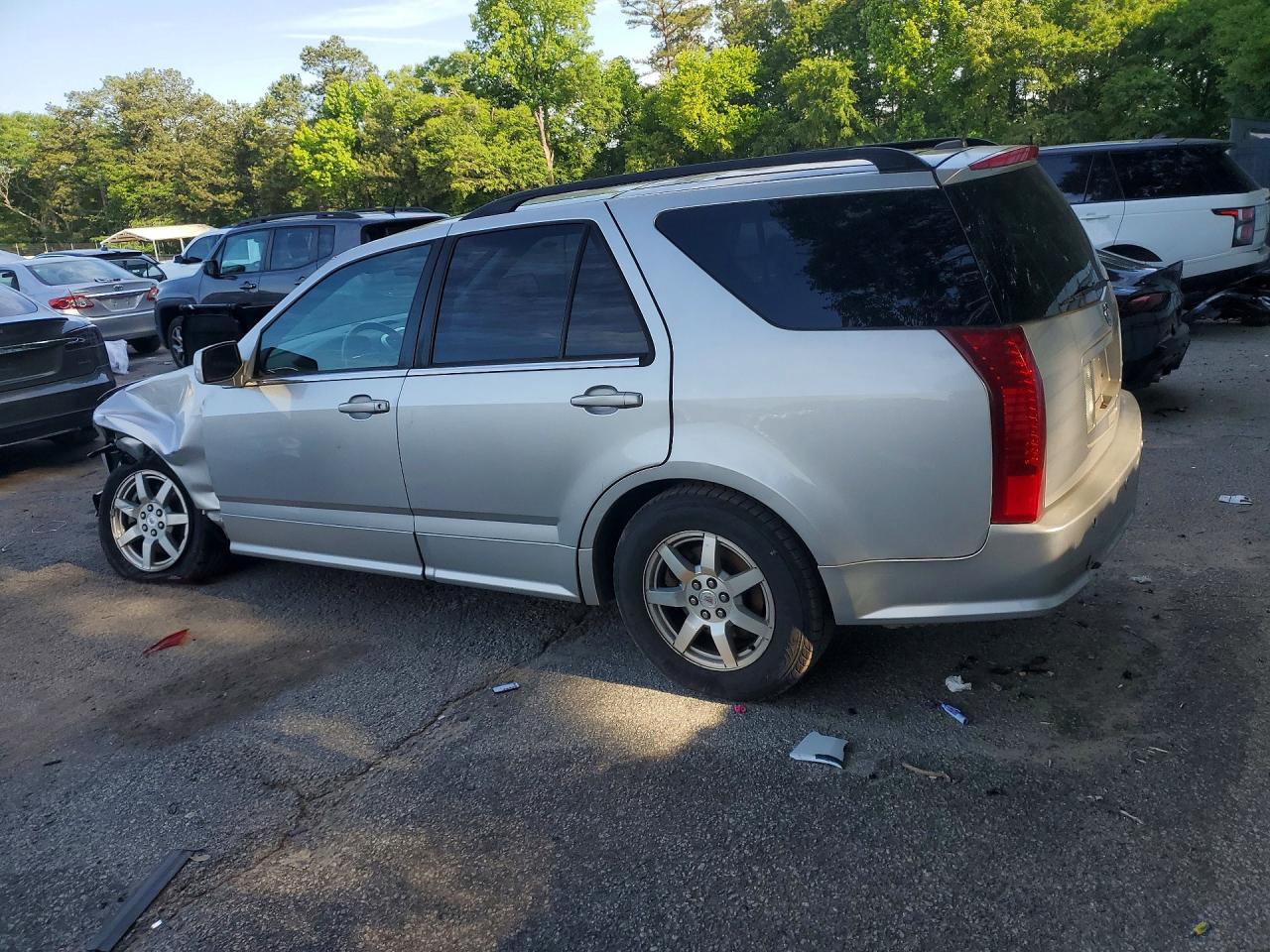 2008 Cadillac Srx Silver vin: 1GYEE437880140522