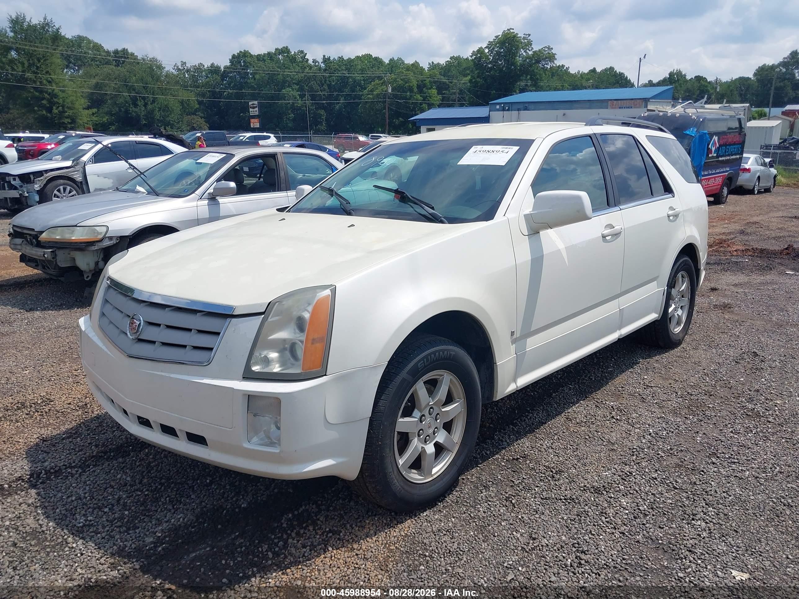 2008 Cadillac Srx V6 Cream vin: 1GYEE437880149625
