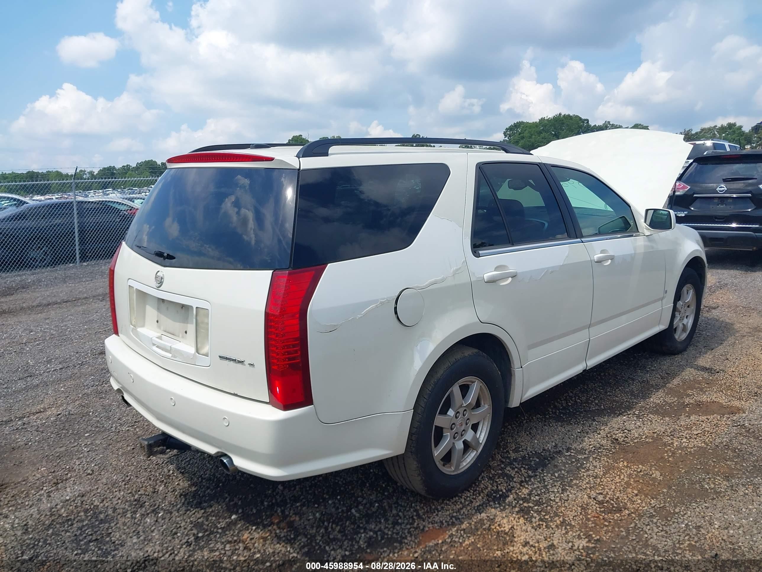 2008 Cadillac Srx V6 Cream vin: 1GYEE437880149625