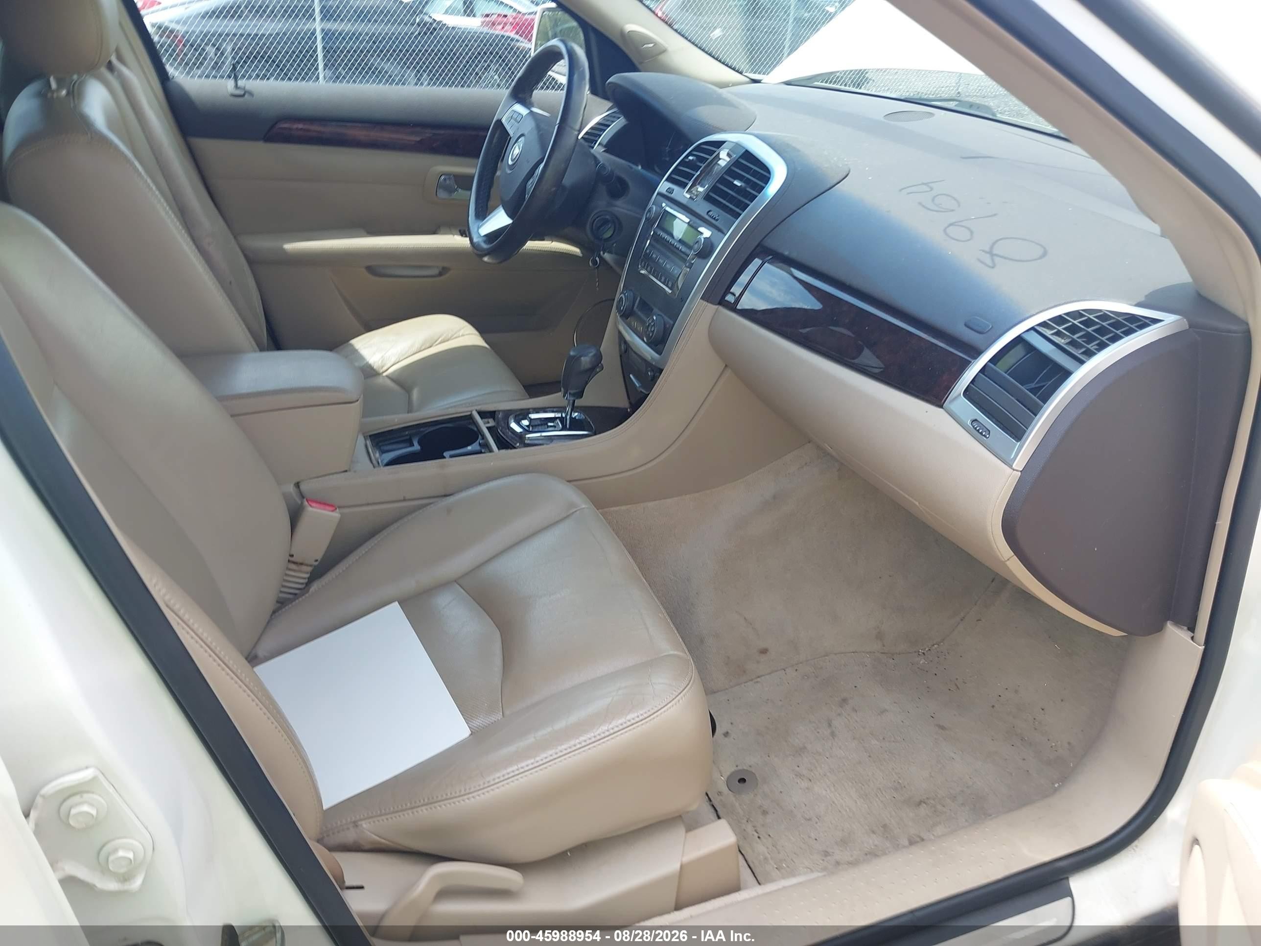 2008 Cadillac Srx V6 Cream vin: 1GYEE437880149625