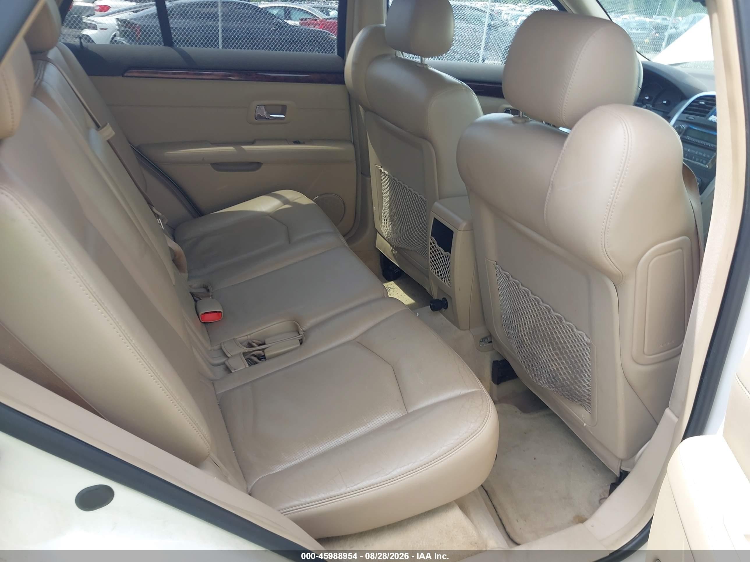 2008 Cadillac Srx V6 Cream vin: 1GYEE437880149625