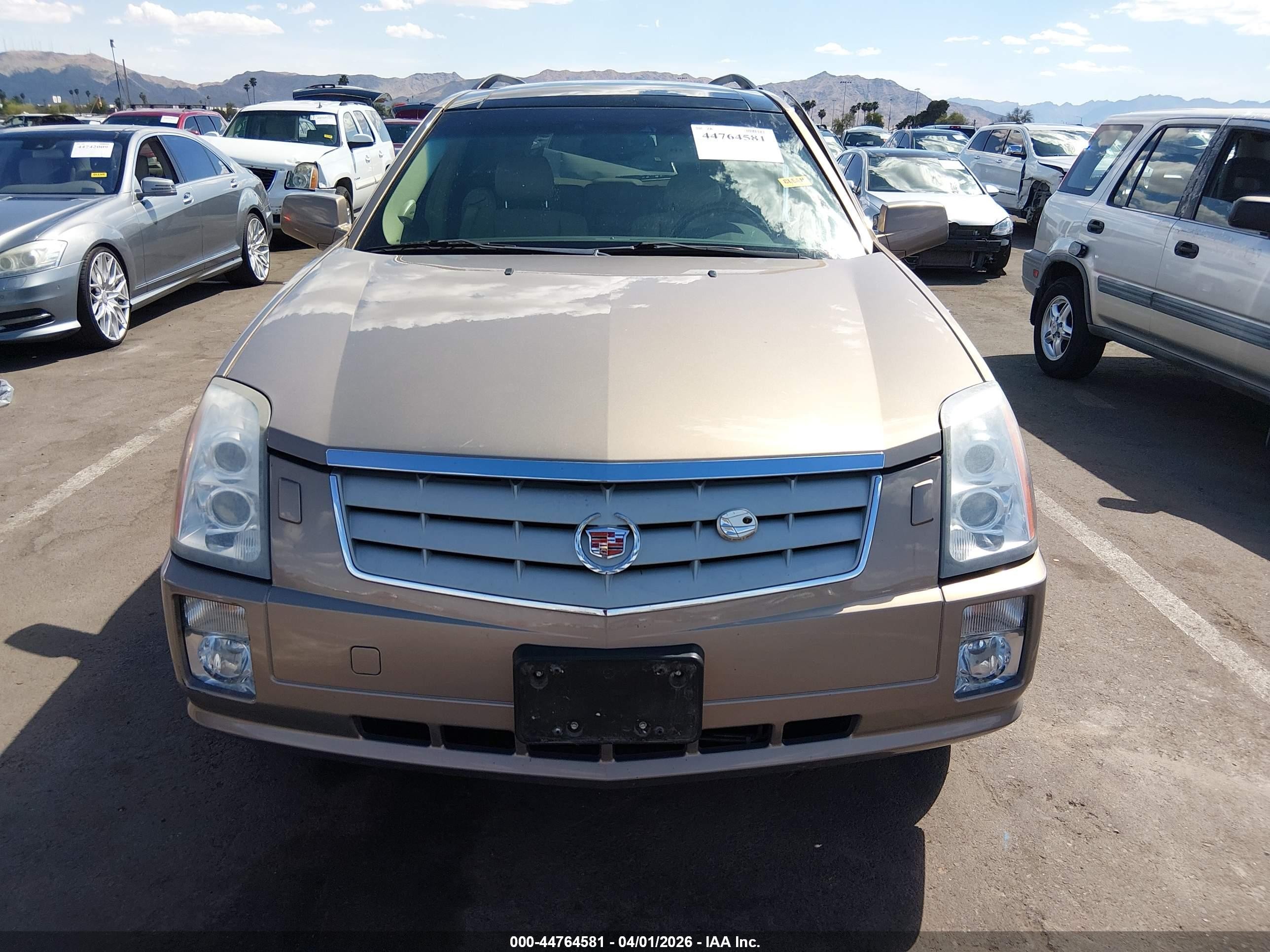2008 Cadillac Srx V6 Beige vin: 1GYEE437880155277