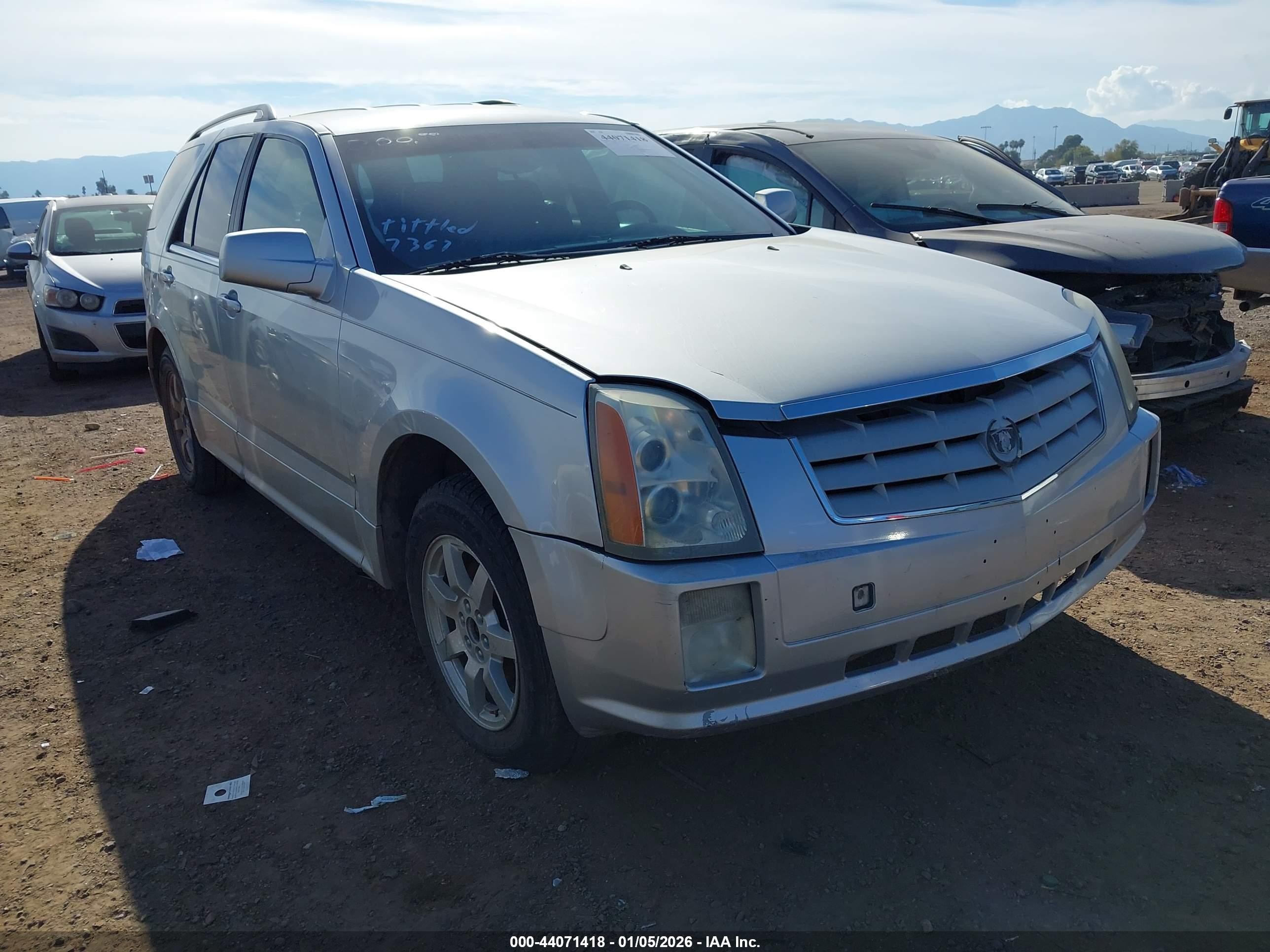 2009 Cadillac Srx V6 Silver vin: 1GYEE437990107367