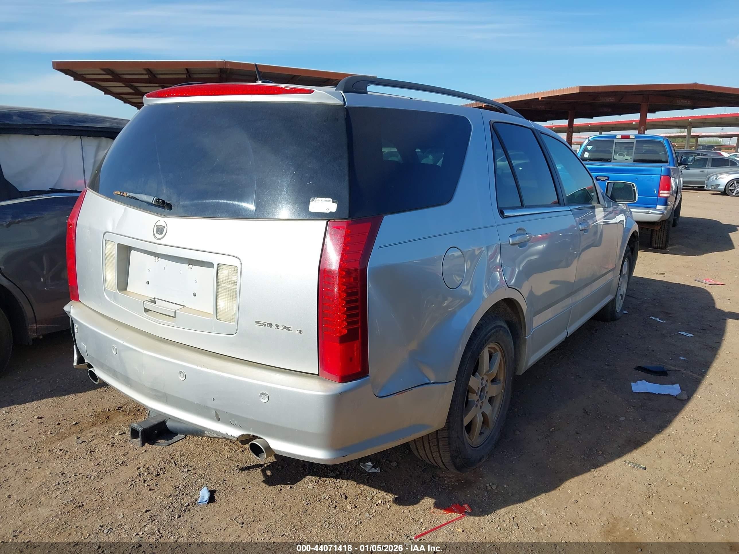2009 Cadillac Srx V6 Silver vin: 1GYEE437990107367