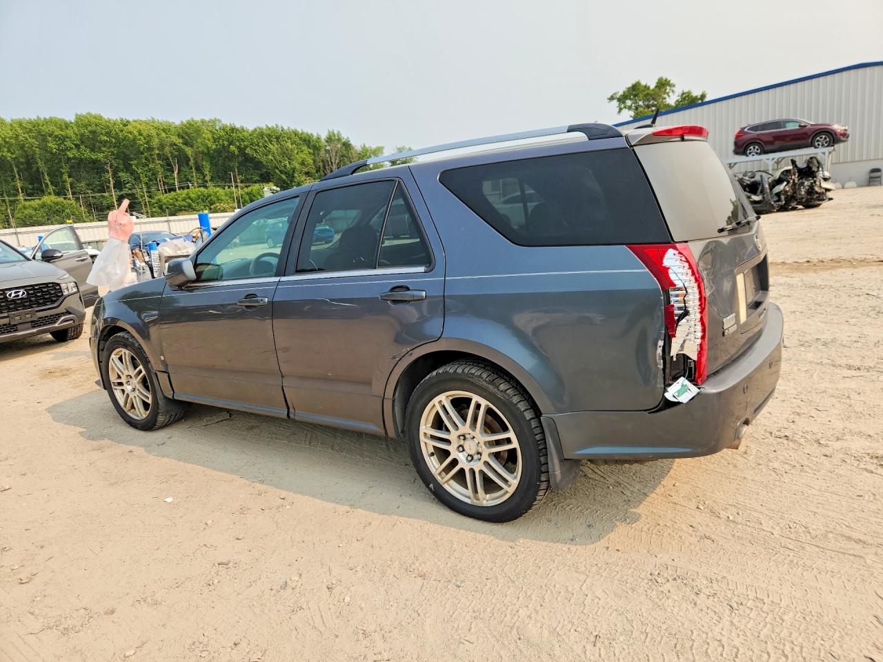 2008 Cadillac Srx Gray vin: 1GYEE53A080202237
