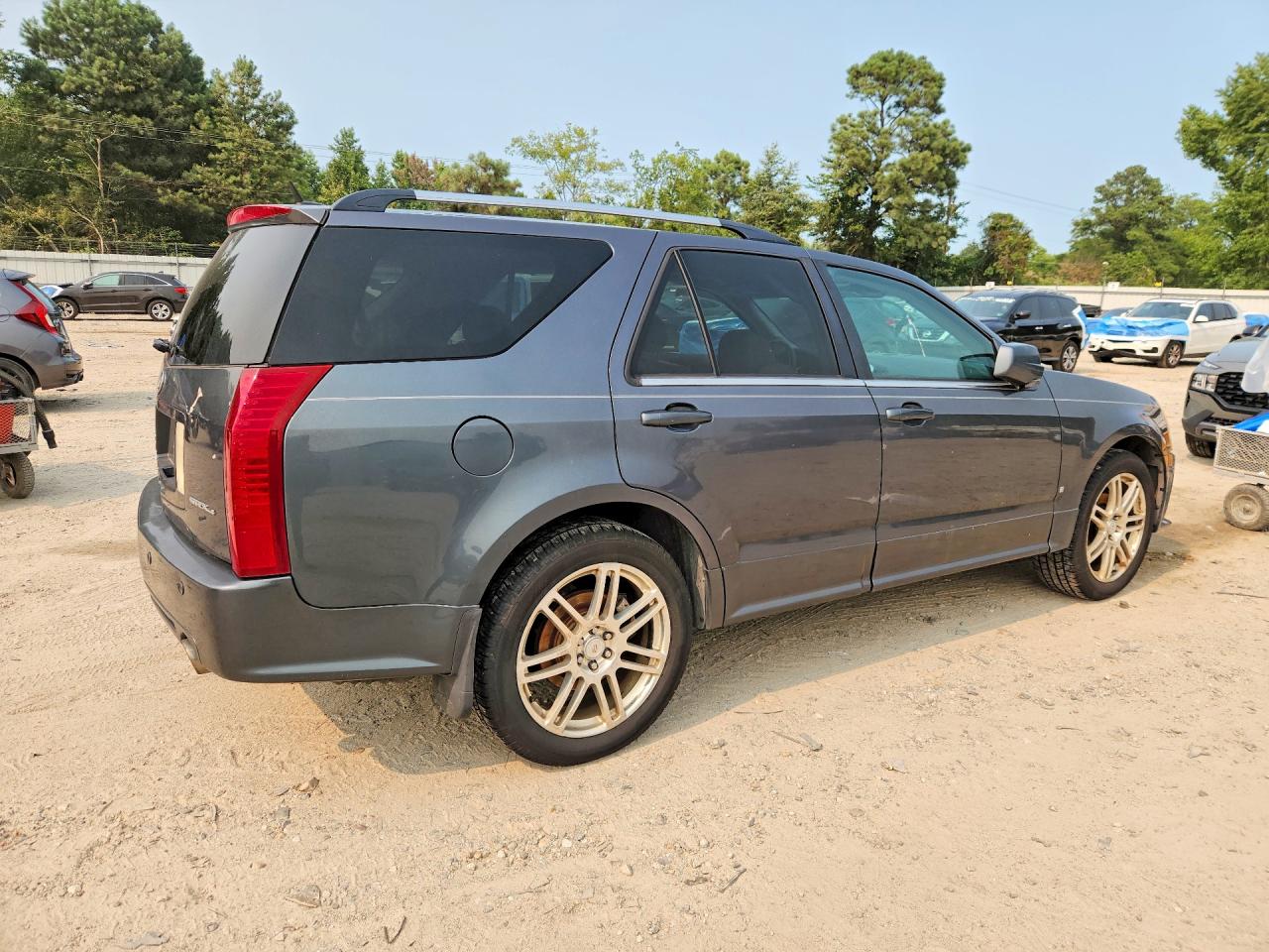 2008 Cadillac Srx Gray vin: 1GYEE53A080202237