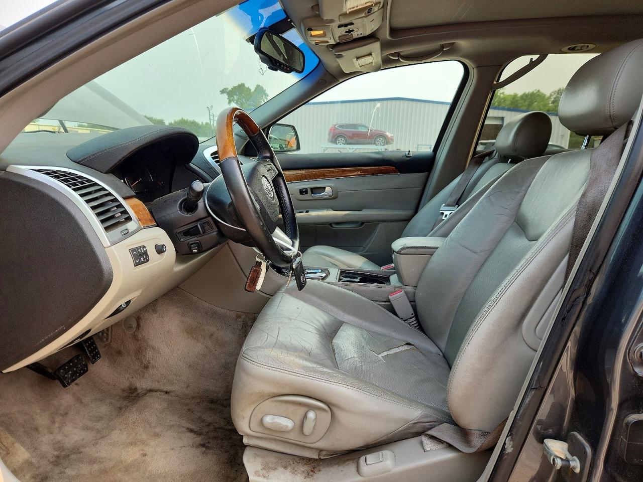 2008 Cadillac Srx Gray vin: 1GYEE53A080202237