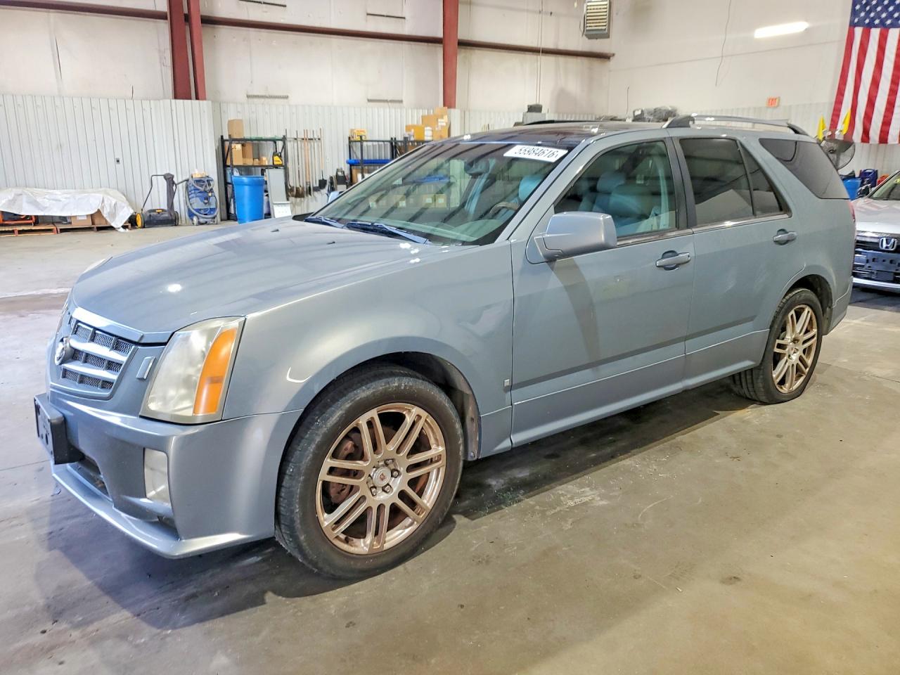 2008 Cadillac Srx Gray vin: 1GYEE53A980129370