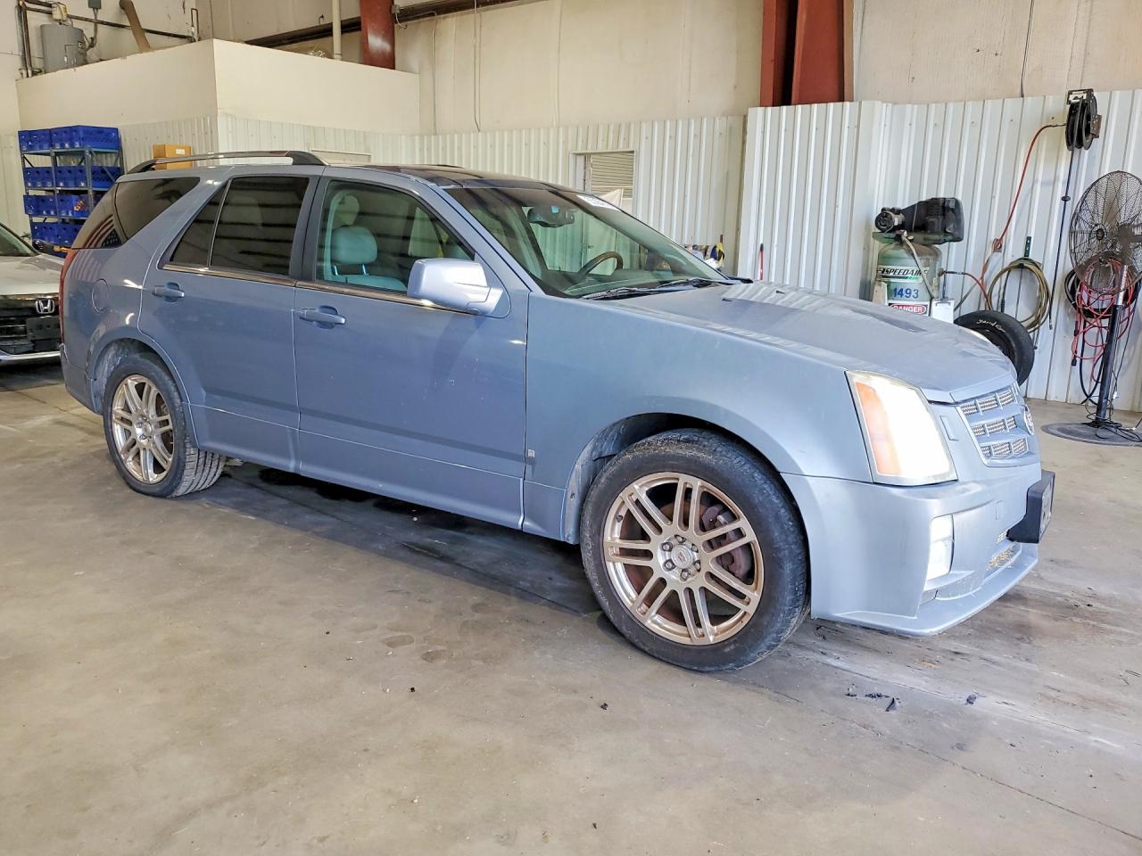 2008 Cadillac Srx Gray vin: 1GYEE53A980129370