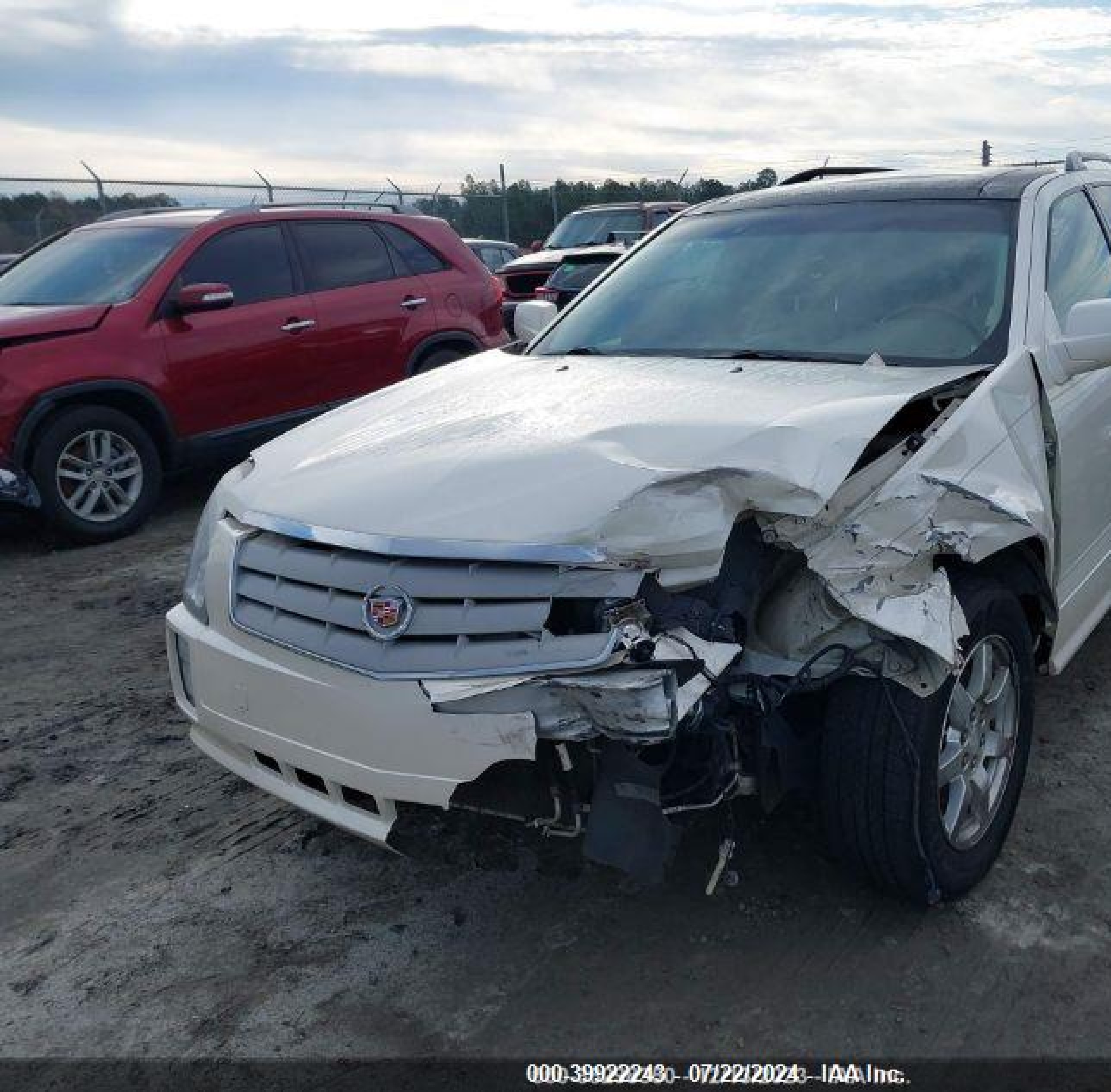 2006 Cadillac Srx V6 White vin: 1GYEE637060219630