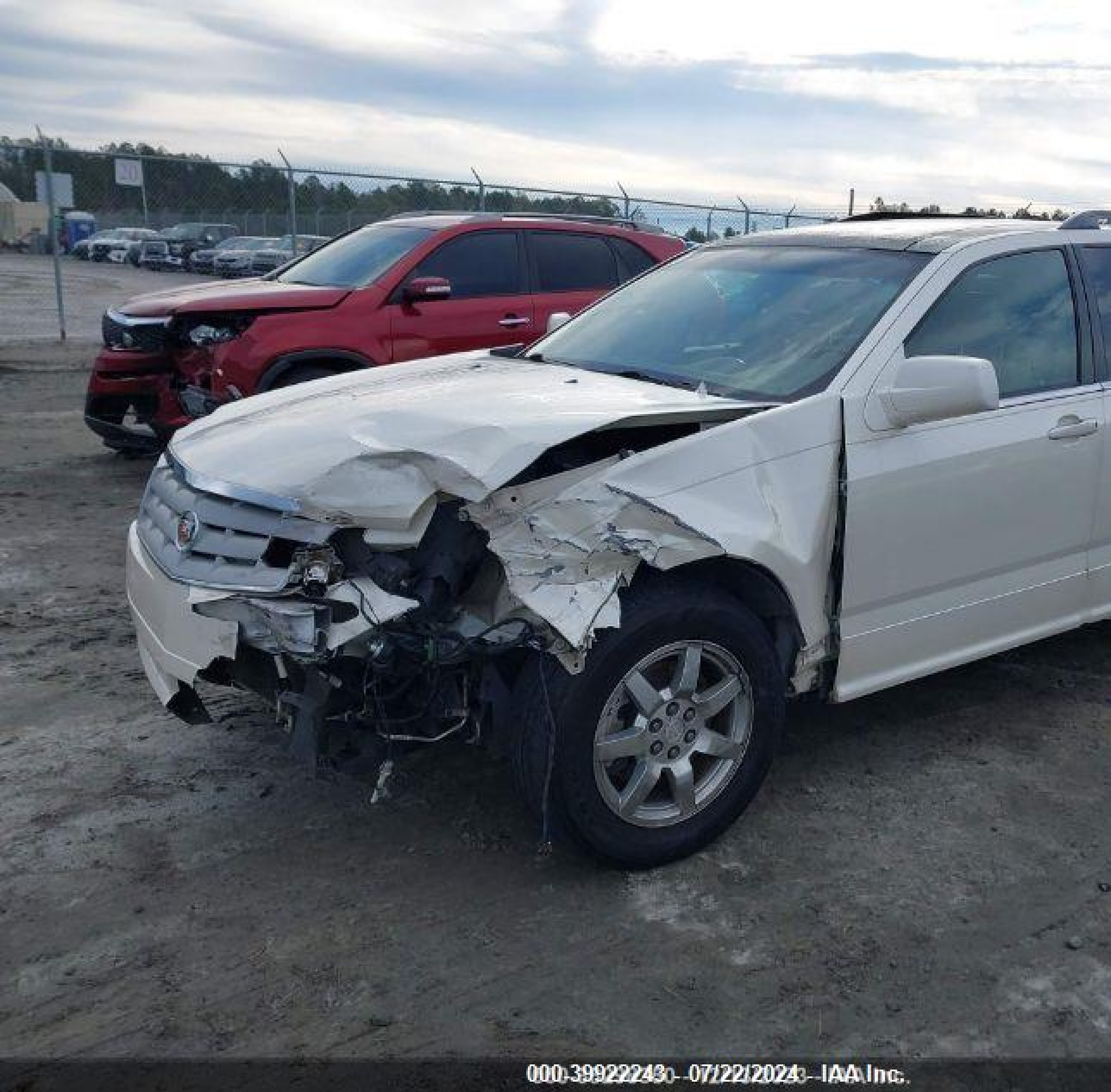 2006 Cadillac Srx V6 White vin: 1GYEE637060219630