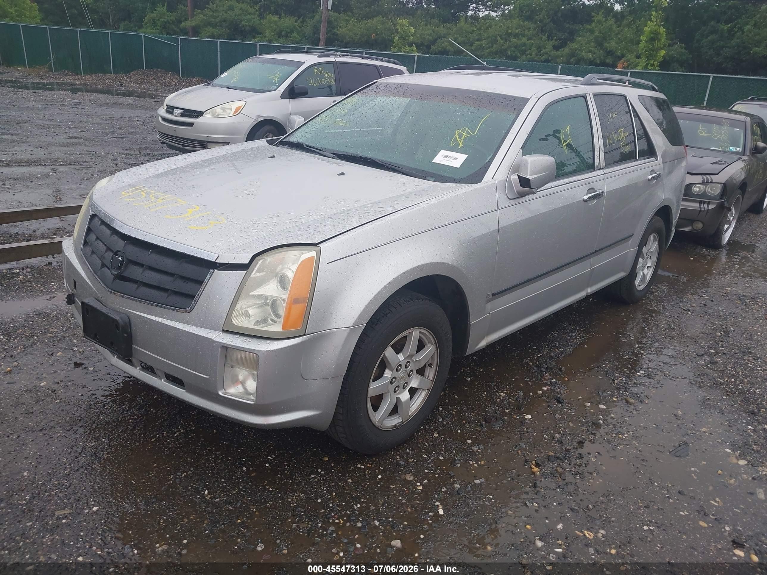 2007 Cadillac Srx V6 Silver vin: 1GYEE637070165182