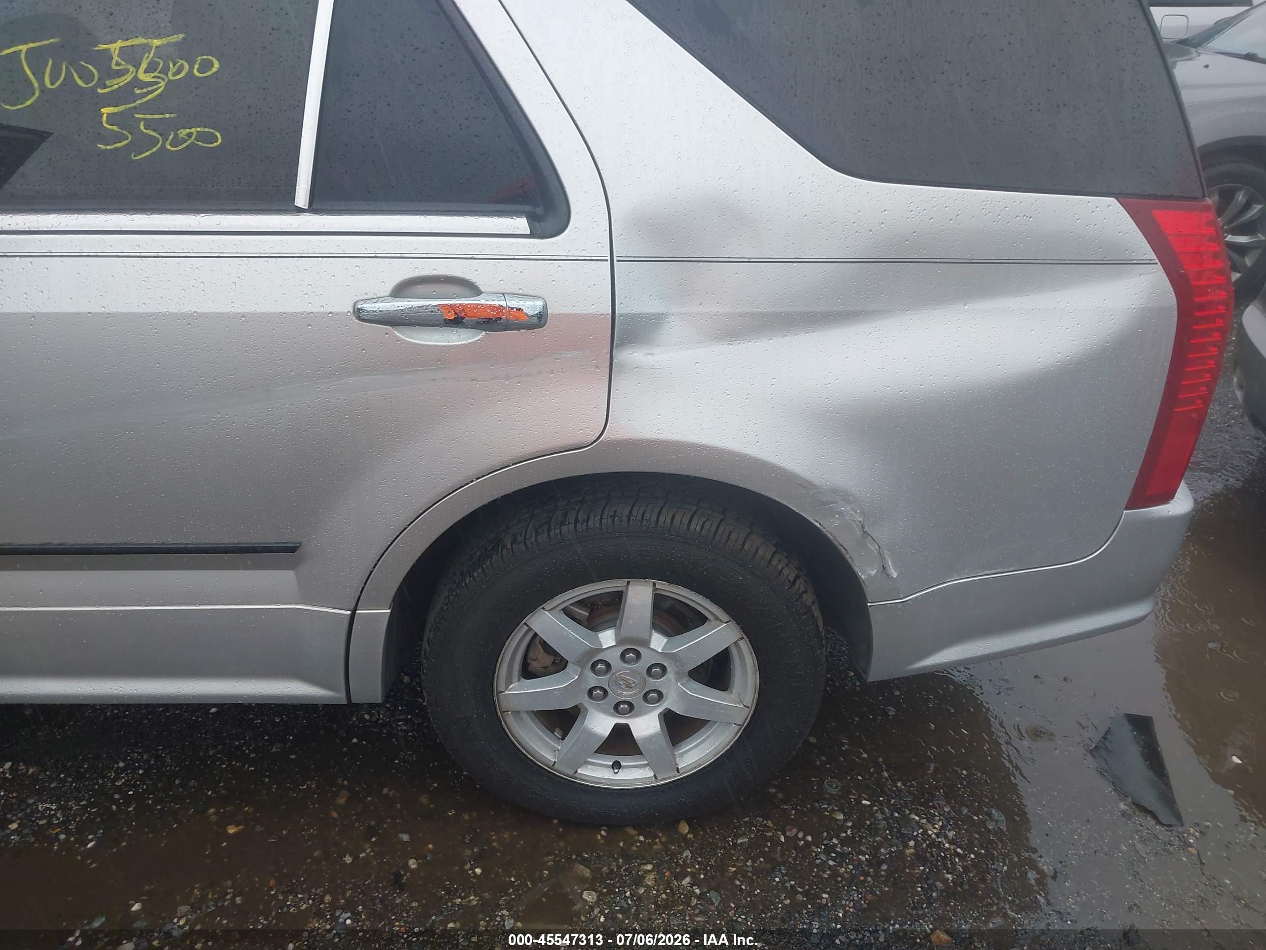 2007 Cadillac Srx V6 Silver vin: 1GYEE637070165182