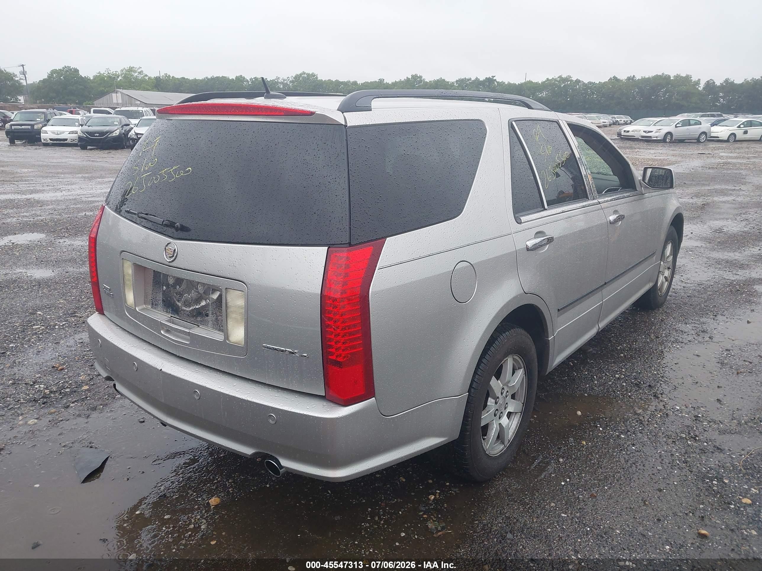 2007 Cadillac Srx V6 Silver vin: 1GYEE637070165182