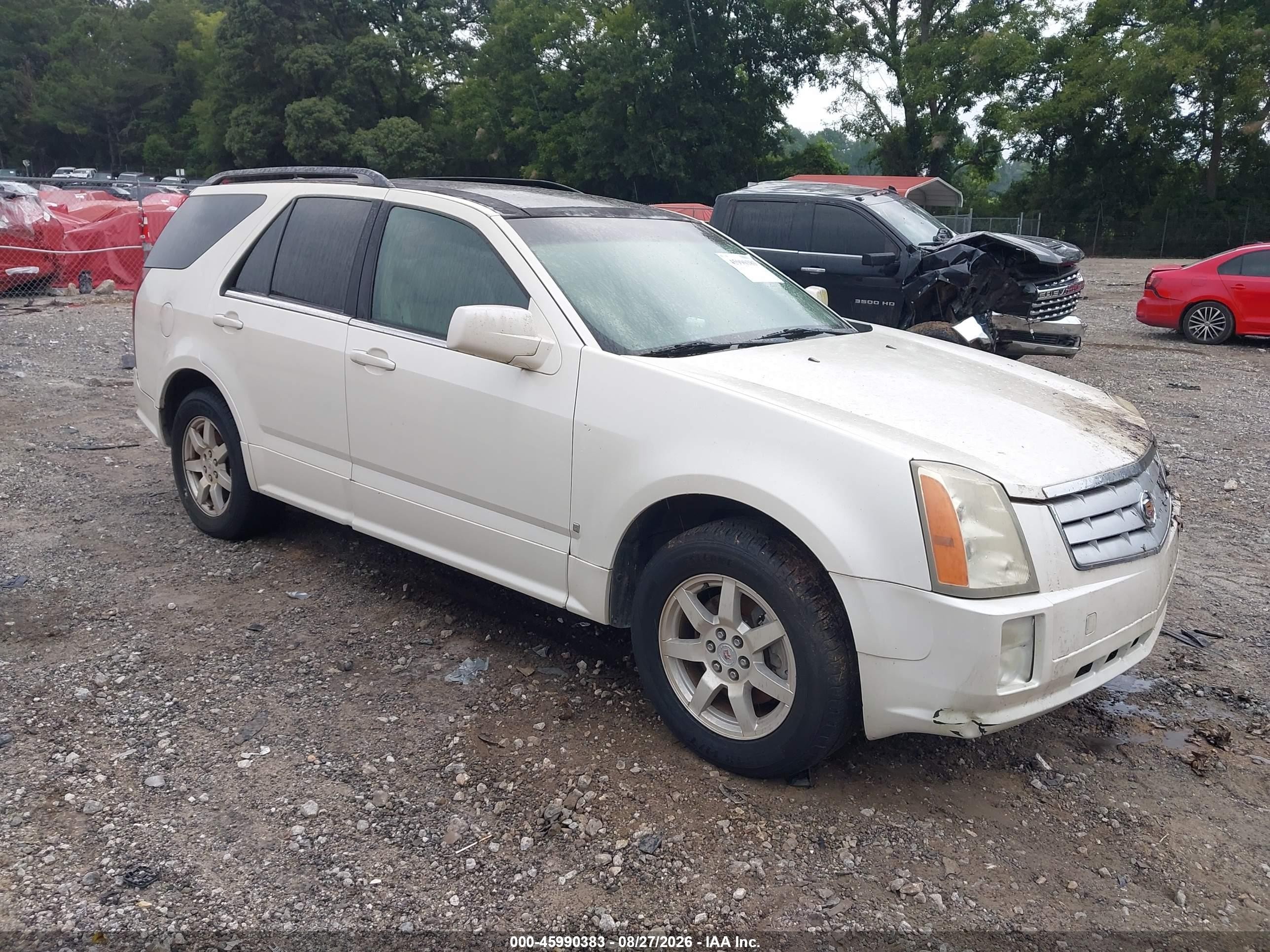 2007 Cadillac Srx V6 Cream vin: 1GYEE637070193001