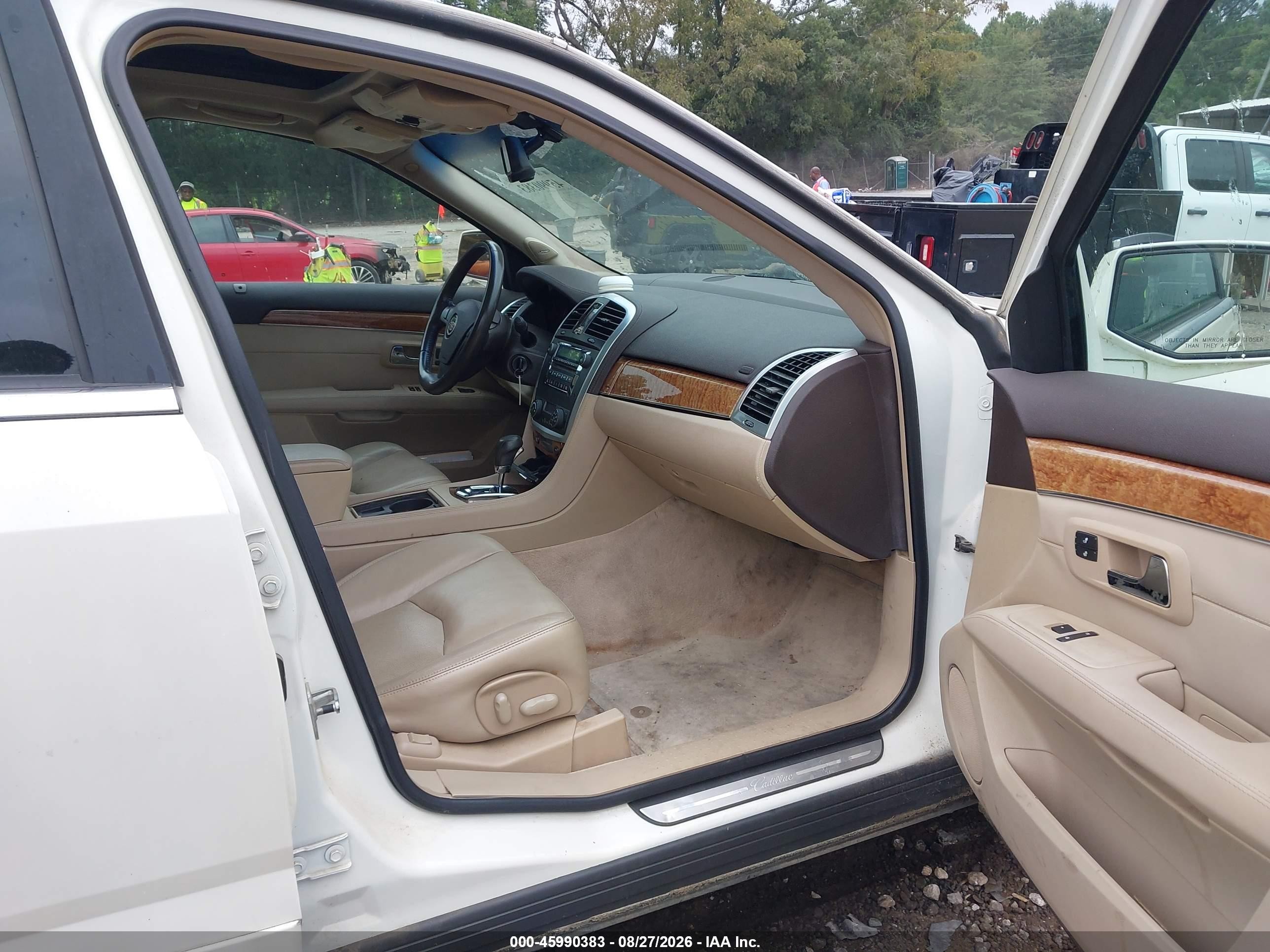 2007 Cadillac Srx V6 Cream vin: 1GYEE637070193001