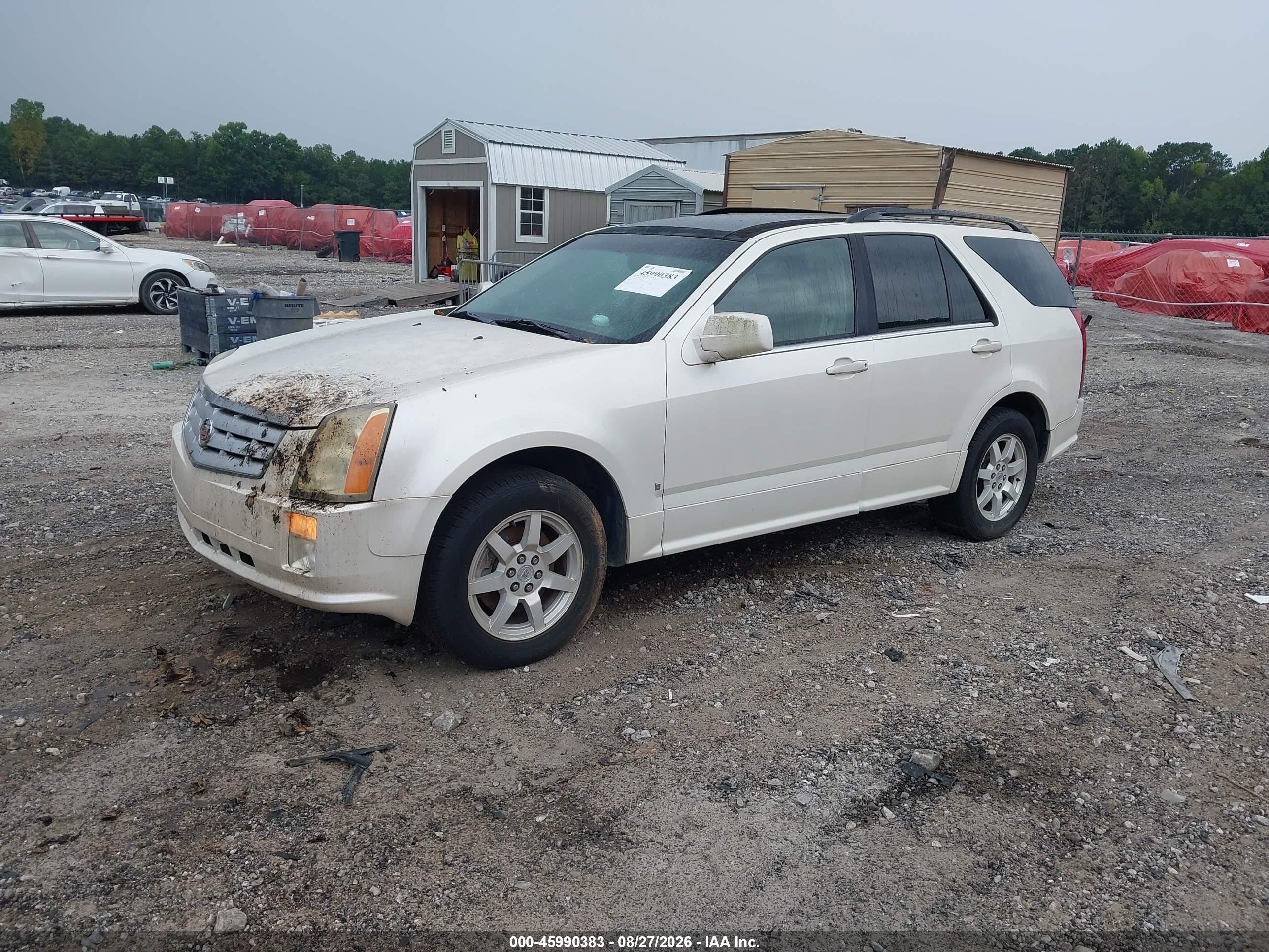 2007 Cadillac Srx V6 Cream vin: 1GYEE637070193001