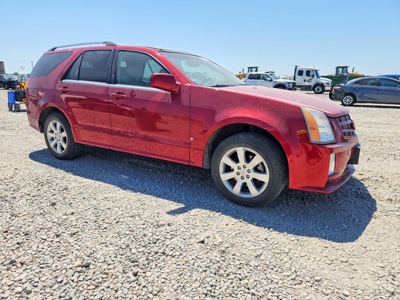 2008 Cadillac Srx Red vin: 1GYEE637080105923