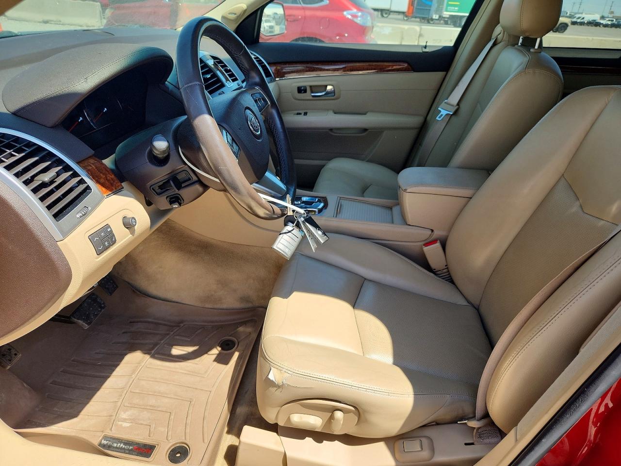 2008 Cadillac Srx Red vin: 1GYEE637080105923