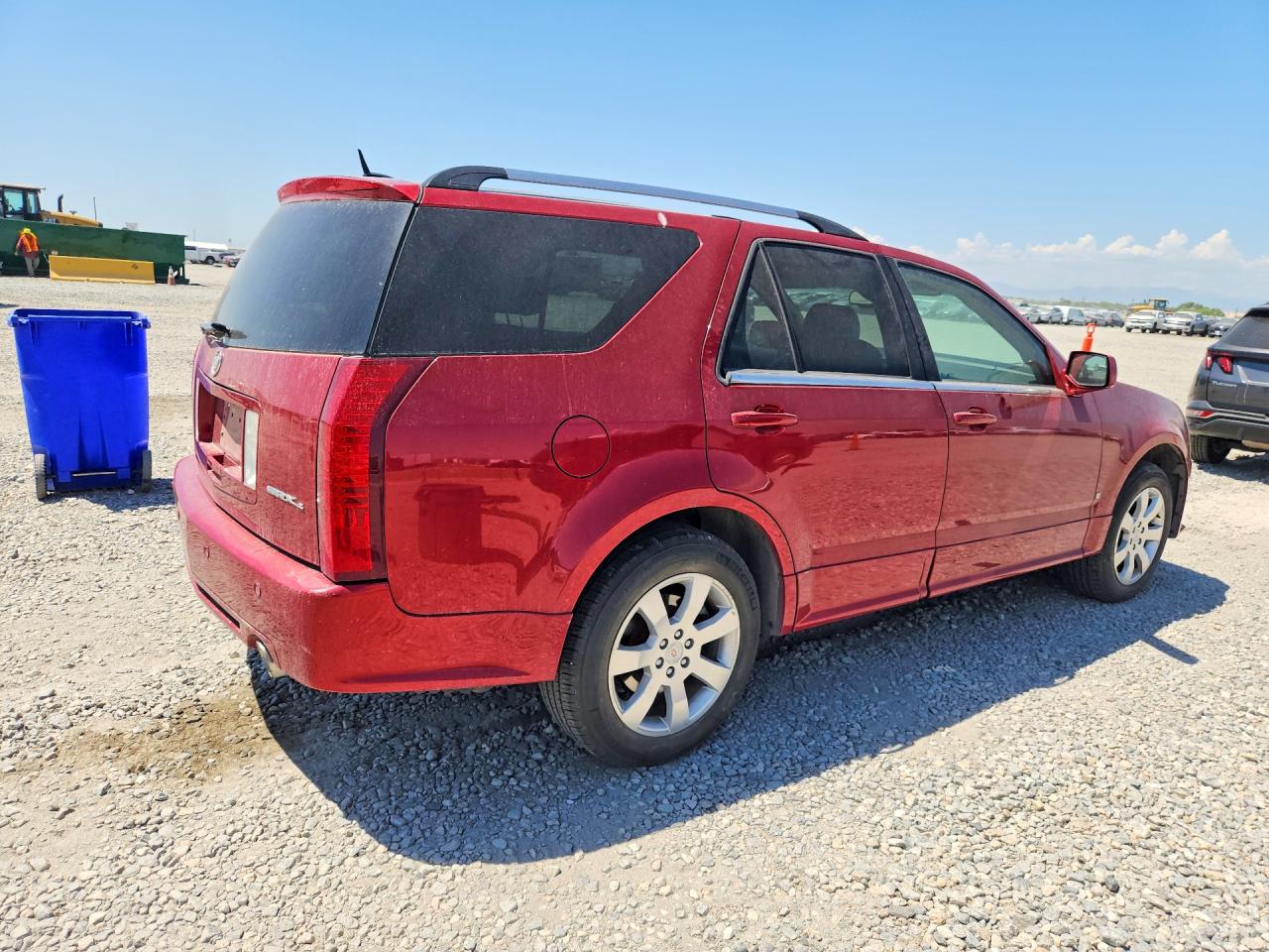 2008 Cadillac Srx Red vin: 1GYEE637080105923
