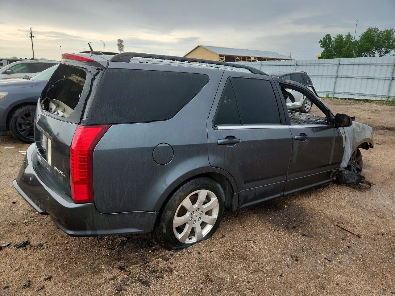 2008 Cadillac Srx Gray vin: 1GYEE637080124214