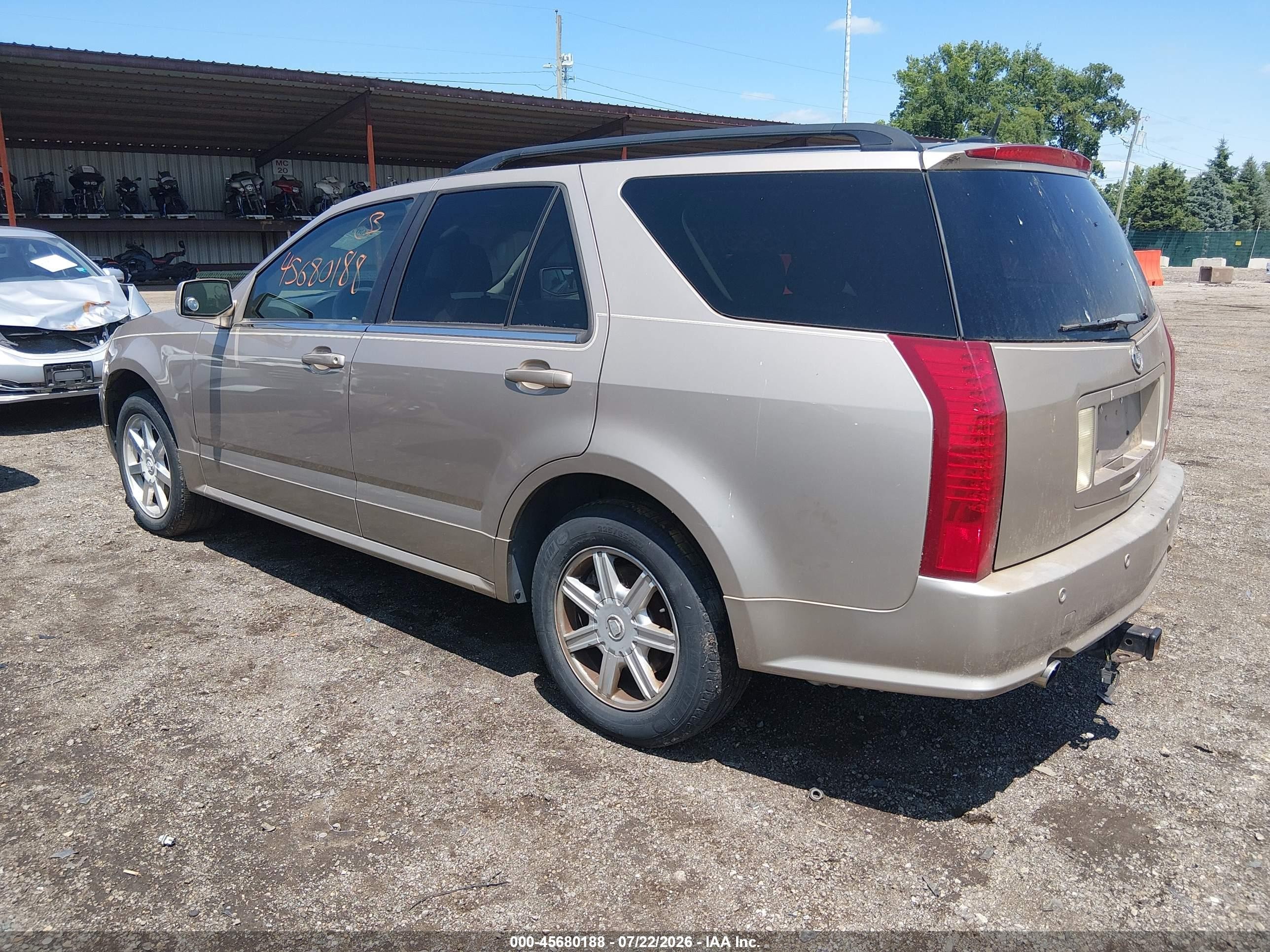 2005 Cadillac Srx   Gold vin: 1GYEE637150200910