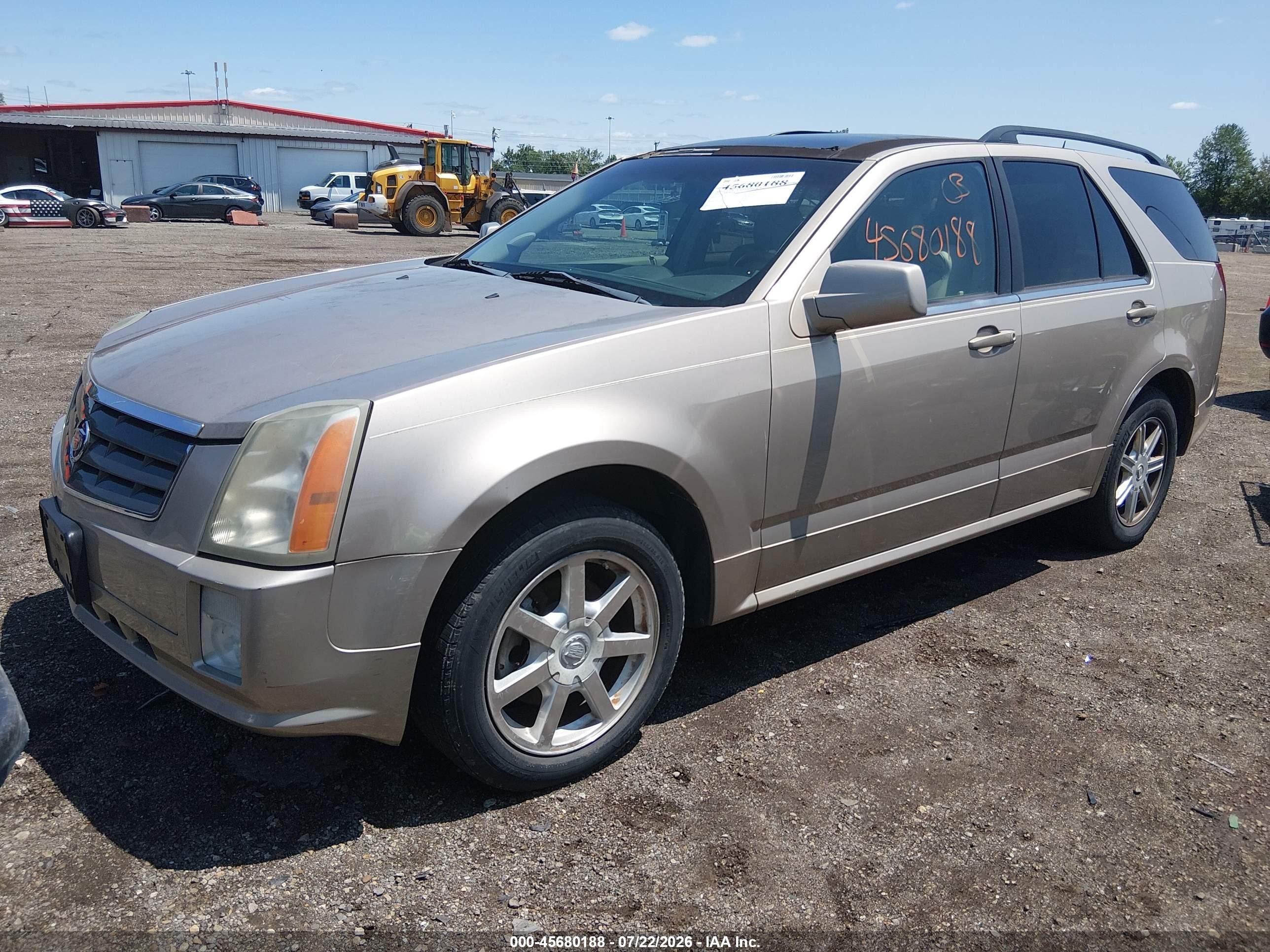2005 Cadillac Srx   Gold vin: 1GYEE637150200910
