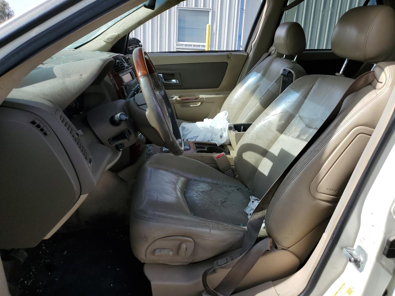 2006 Cadillac Srx White vin: 1GYEE637160136921