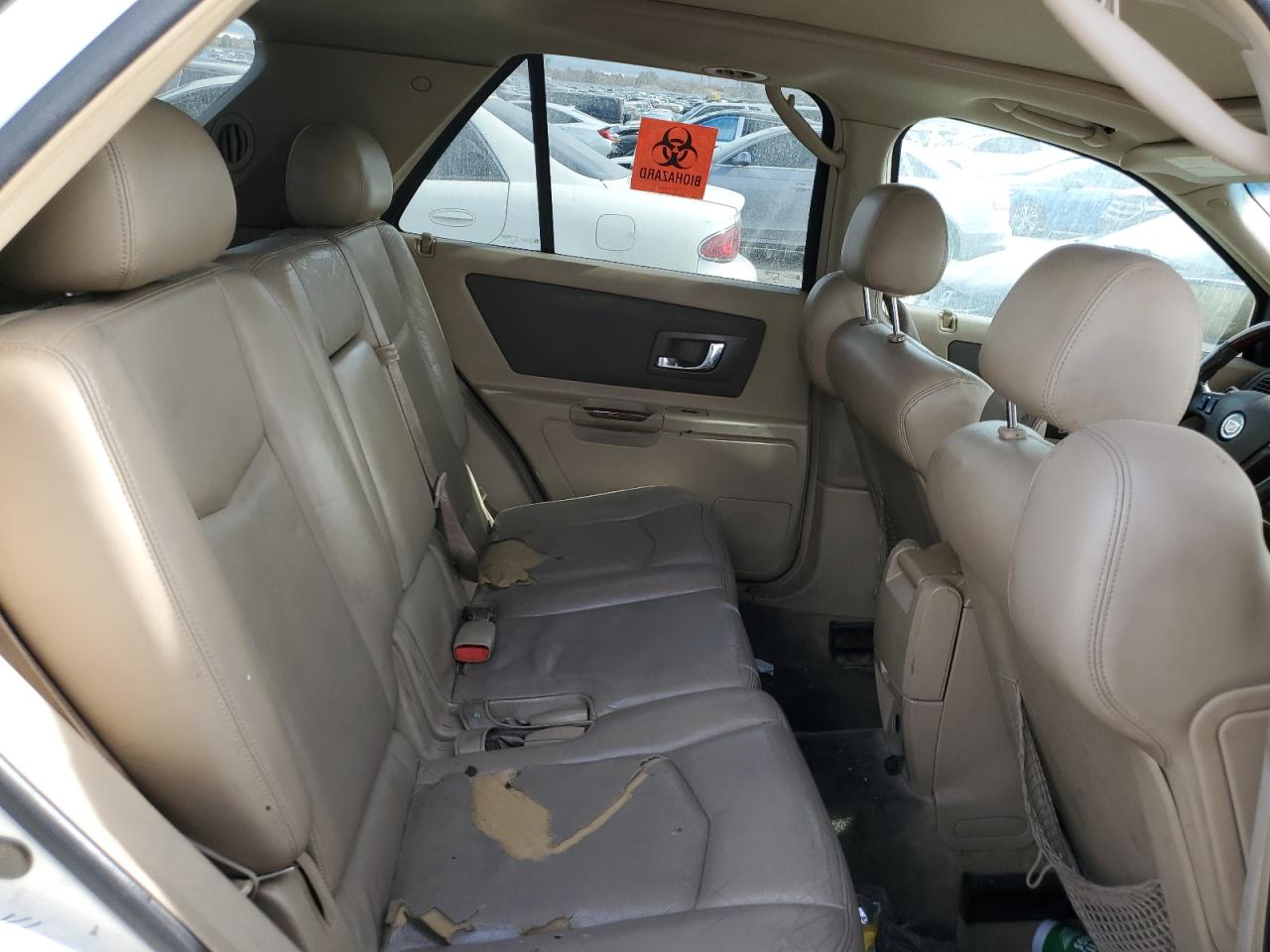 2006 Cadillac Srx White vin: 1GYEE637160136921