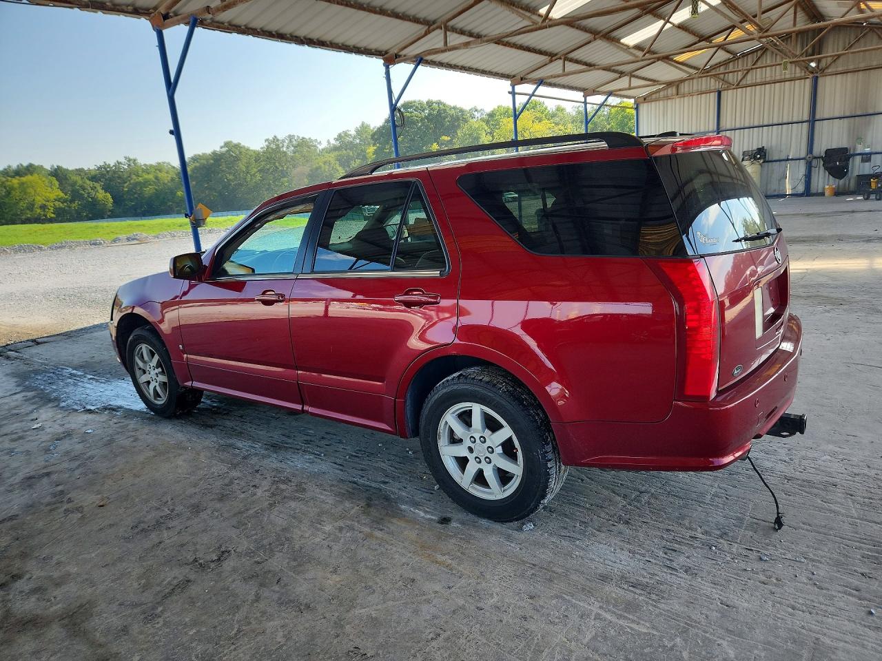 2006 Cadillac Srx Burgundy vin: 1GYEE637160181518