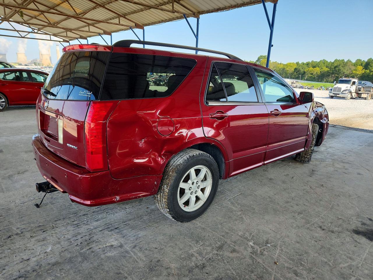 2006 Cadillac Srx Burgundy vin: 1GYEE637160181518