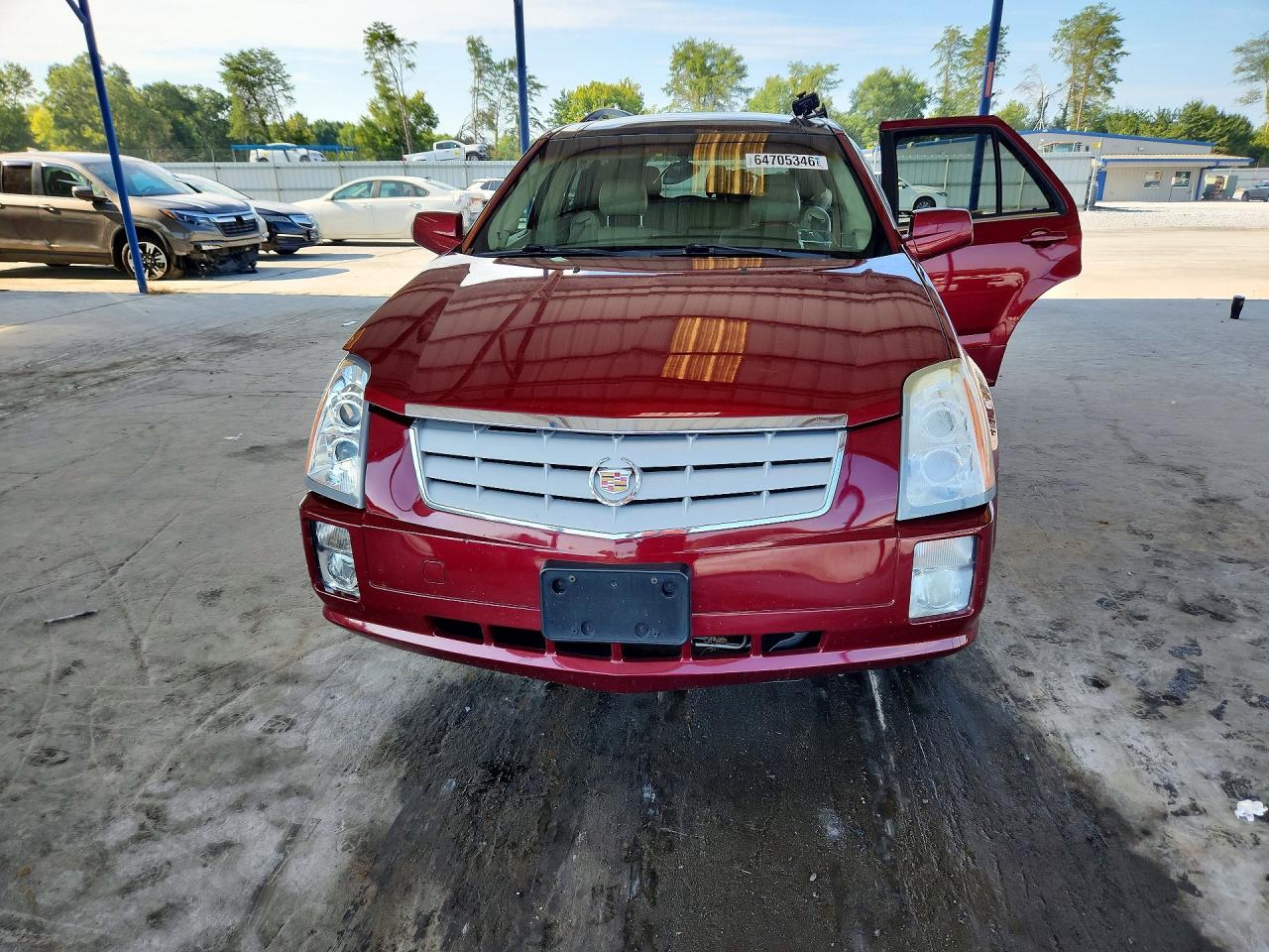 2006 Cadillac Srx Burgundy vin: 1GYEE637160181518