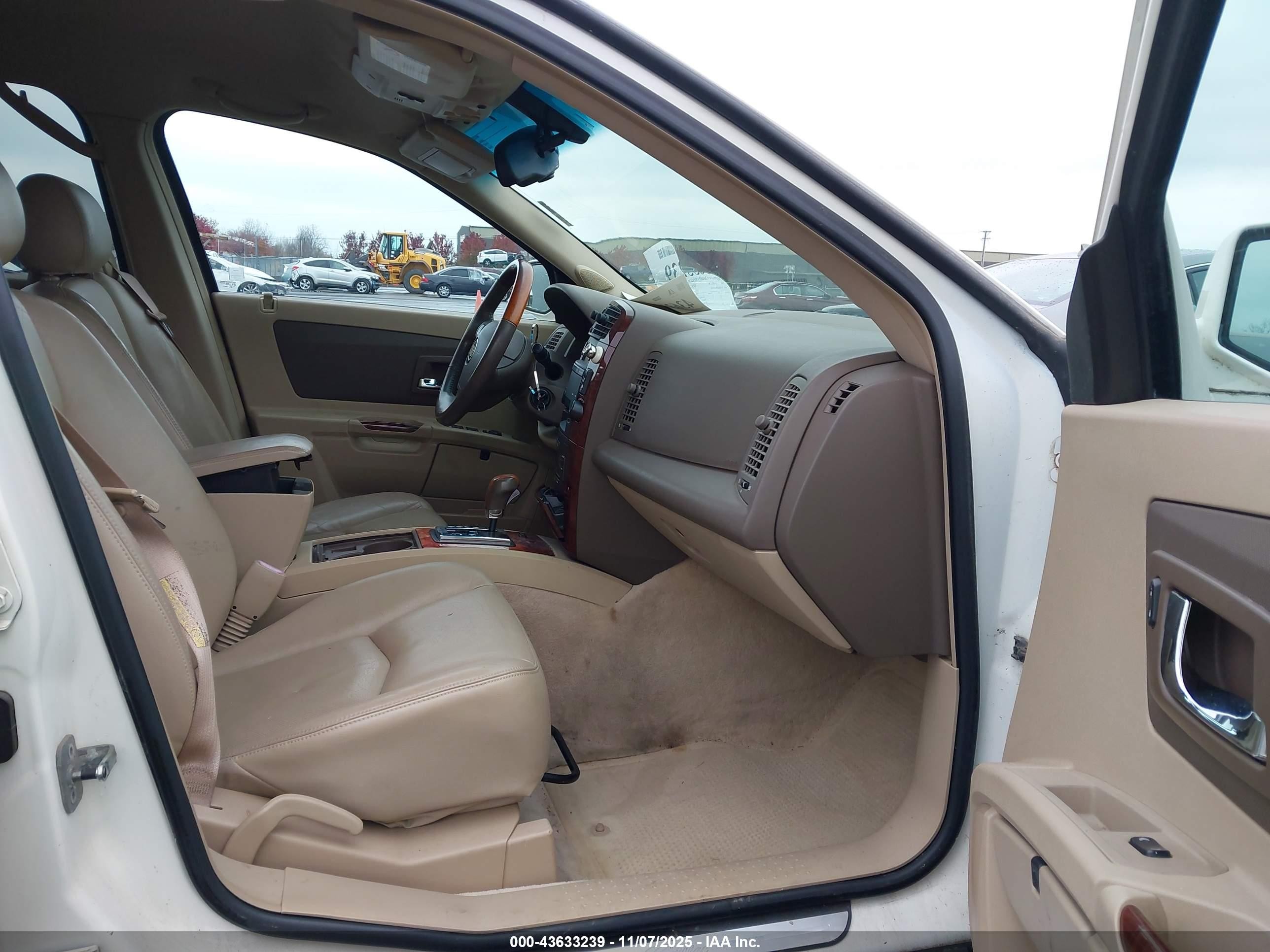 2006 Cadillac Srx V6 White vin: 1GYEE637160185004