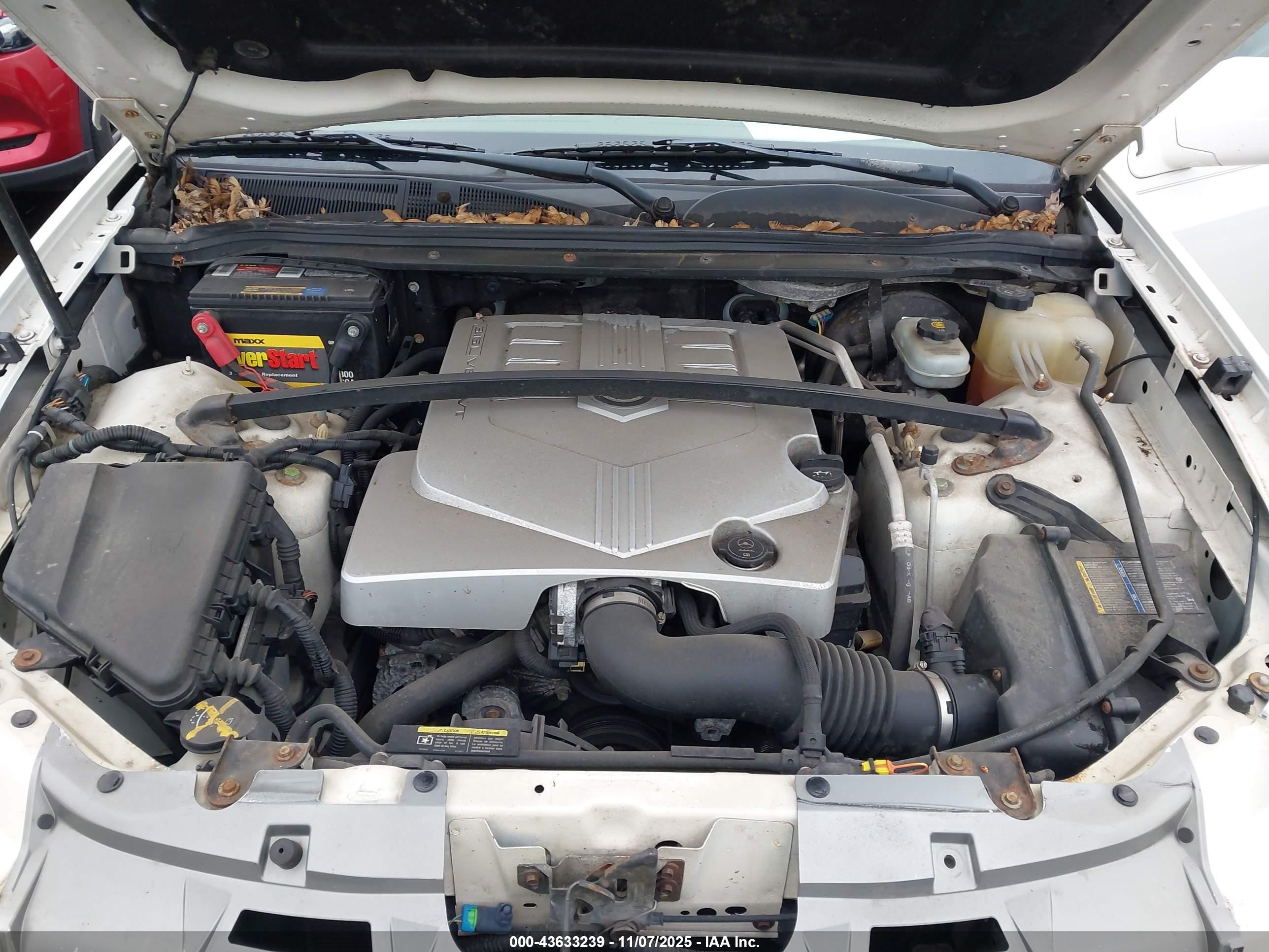 2006 Cadillac Srx V6 White vin: 1GYEE637160185004