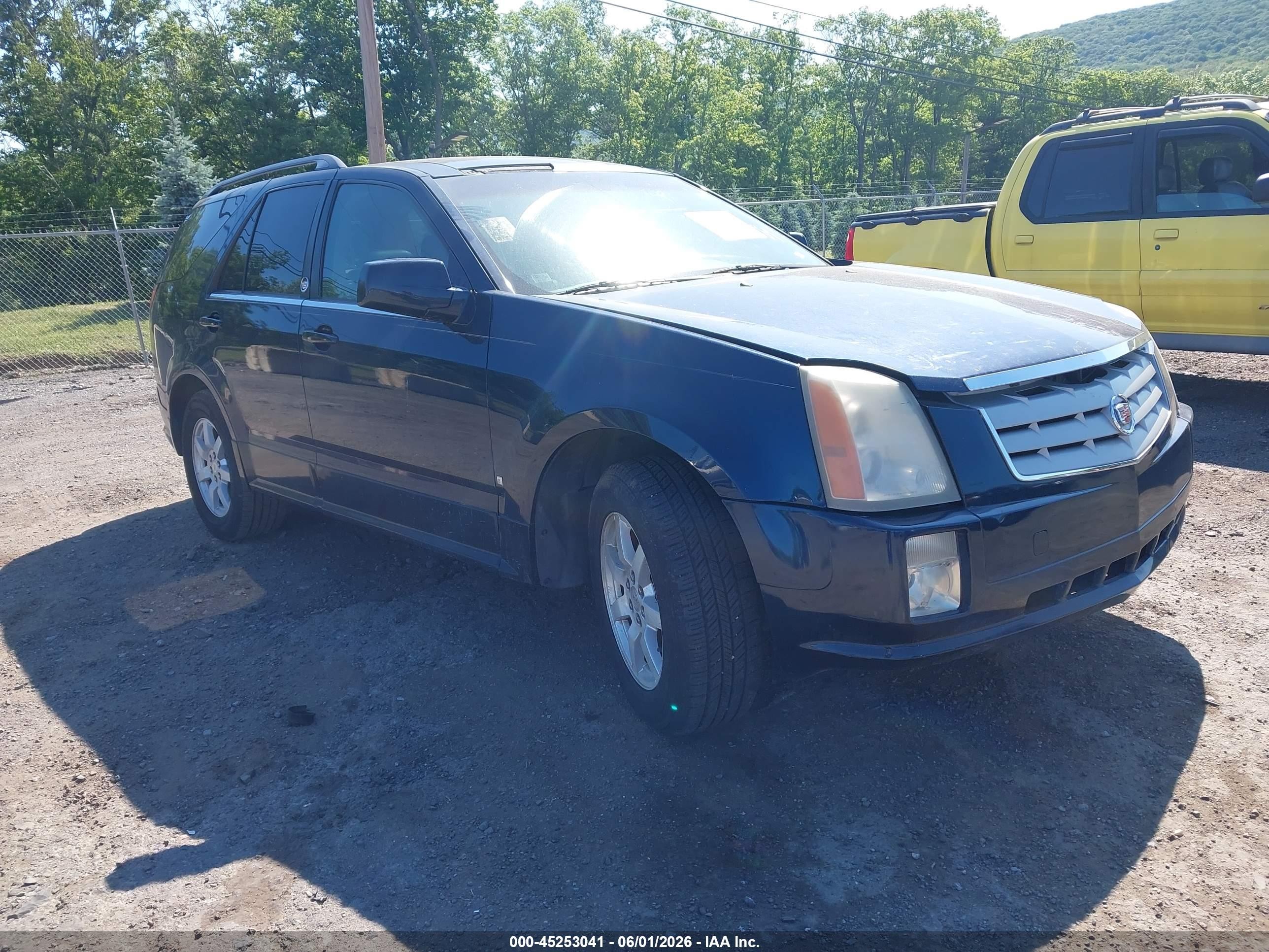 2007 Cadillac Srx V6 Dark Blue vin: 1GYEE637170154269