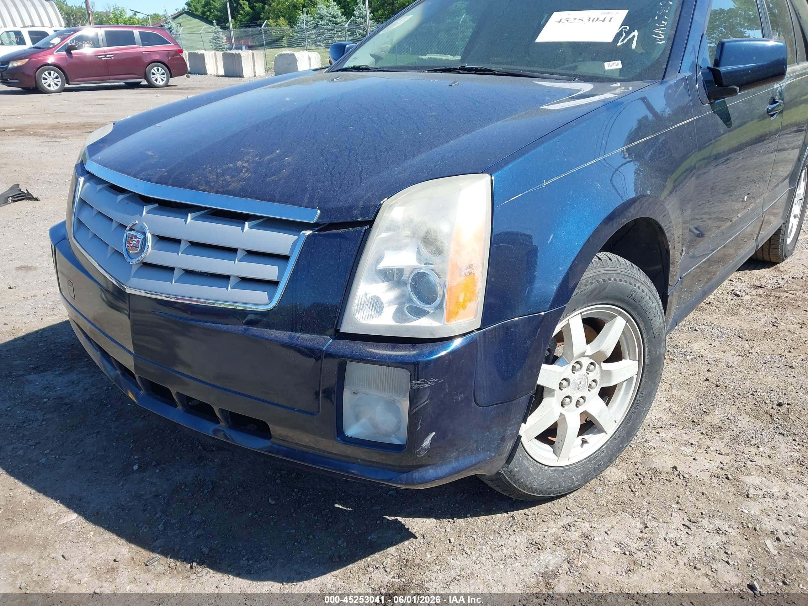 2007 Cadillac Srx V6 Dark Blue vin: 1GYEE637170154269