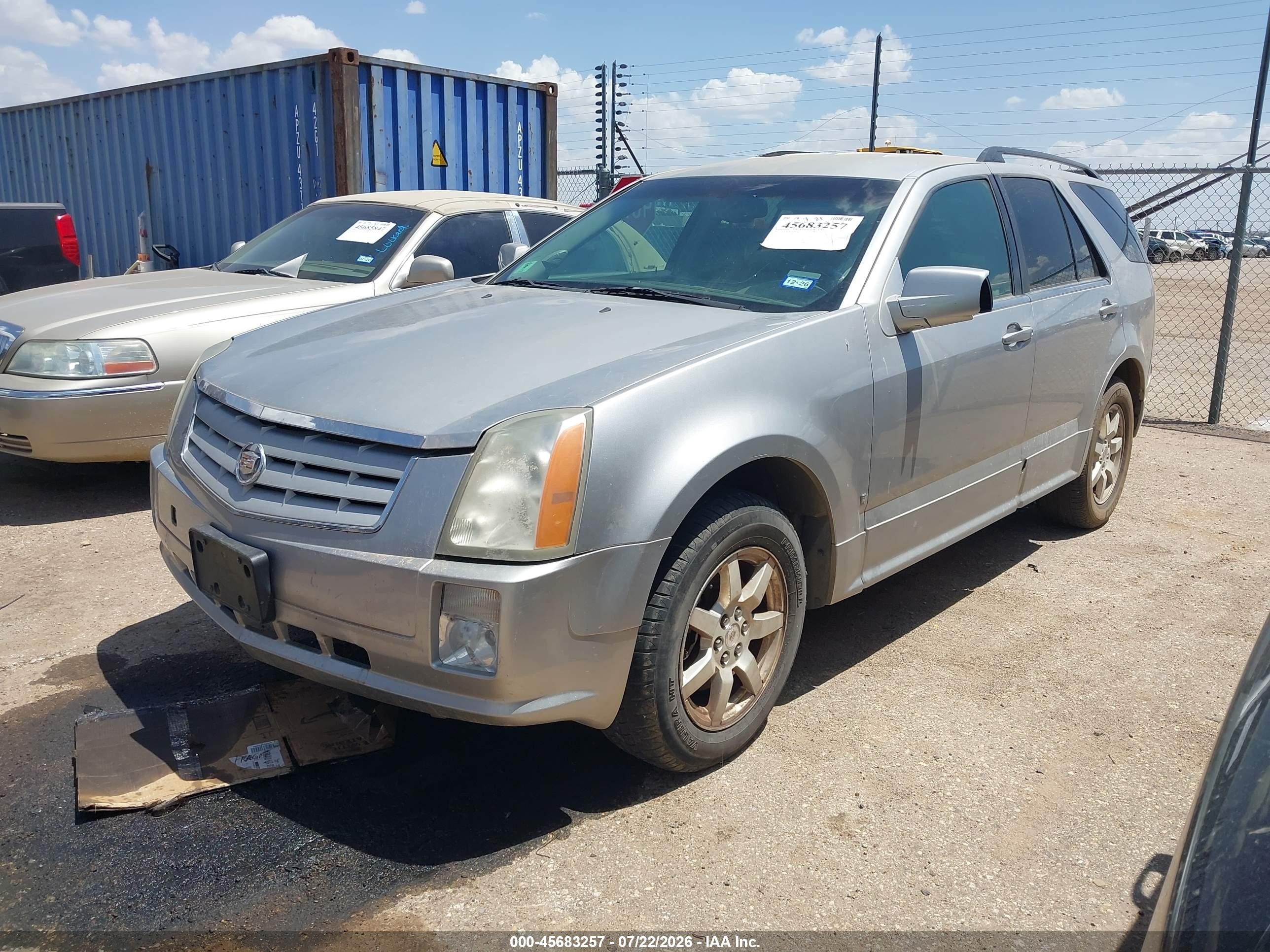 2007 Cadillac Srx V6 Champagne vin: 1GYEE637170158080