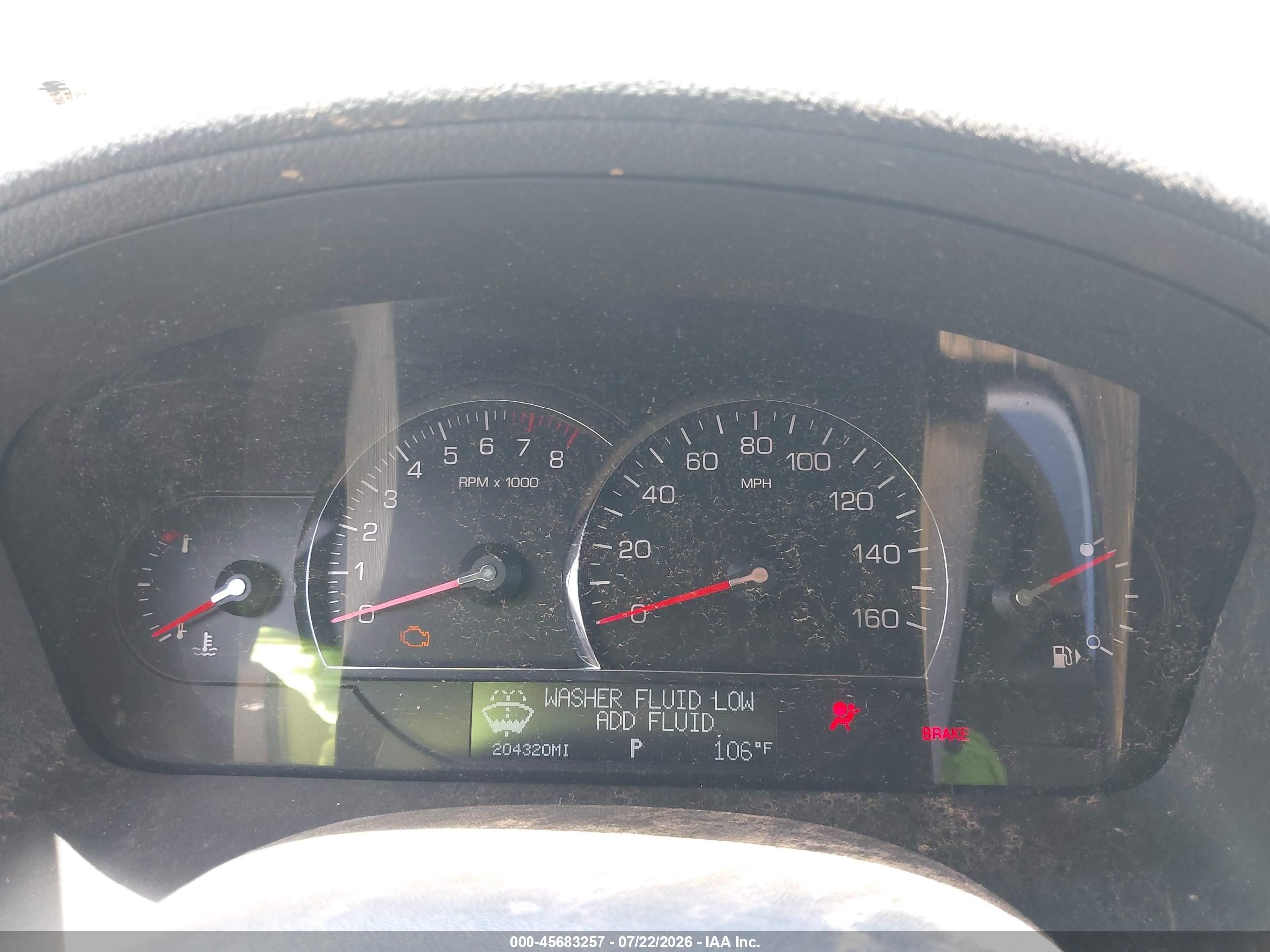 2007 Cadillac Srx V6 Champagne vin: 1GYEE637170158080