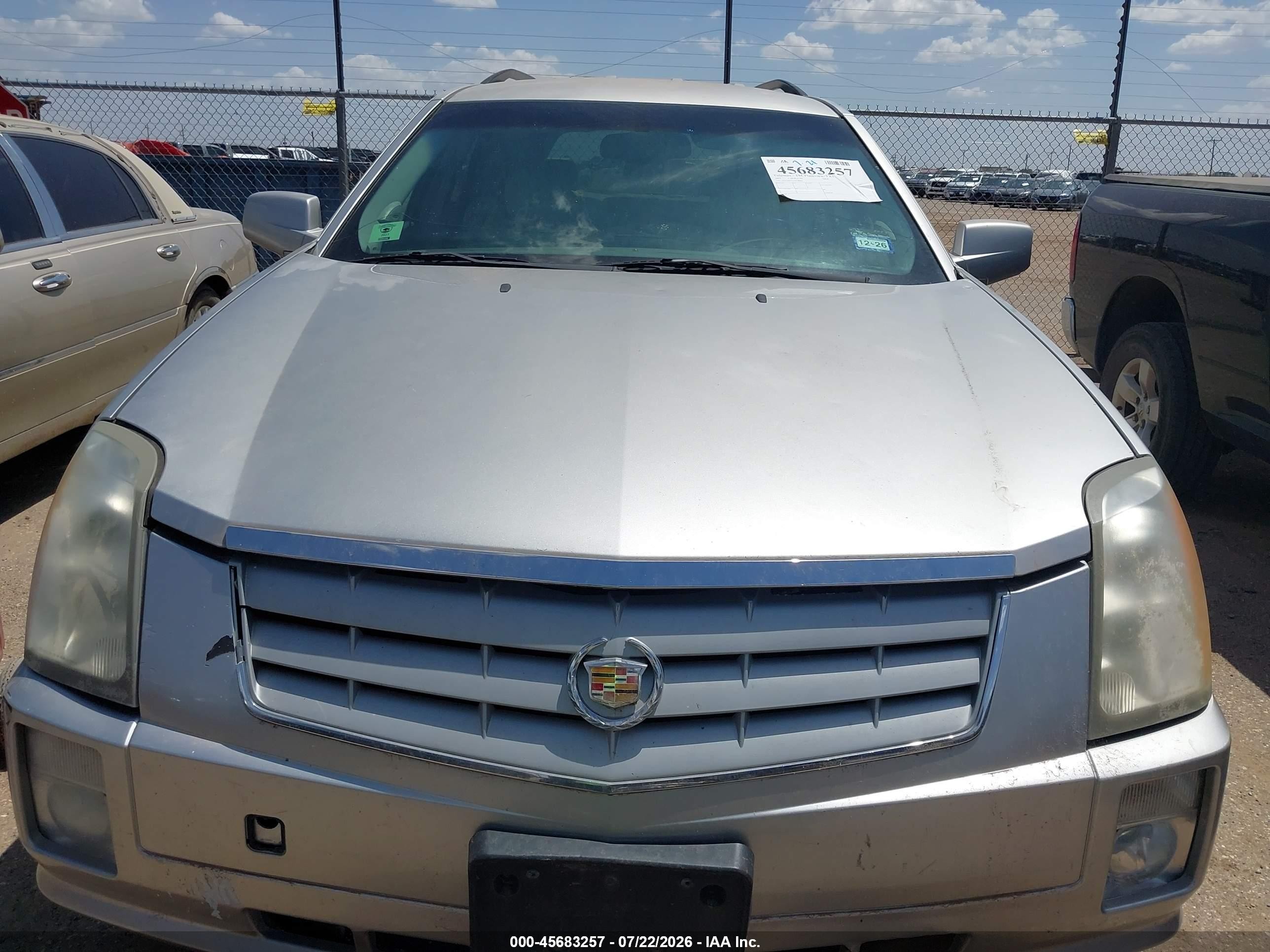 2007 Cadillac Srx V6 Champagne vin: 1GYEE637170158080