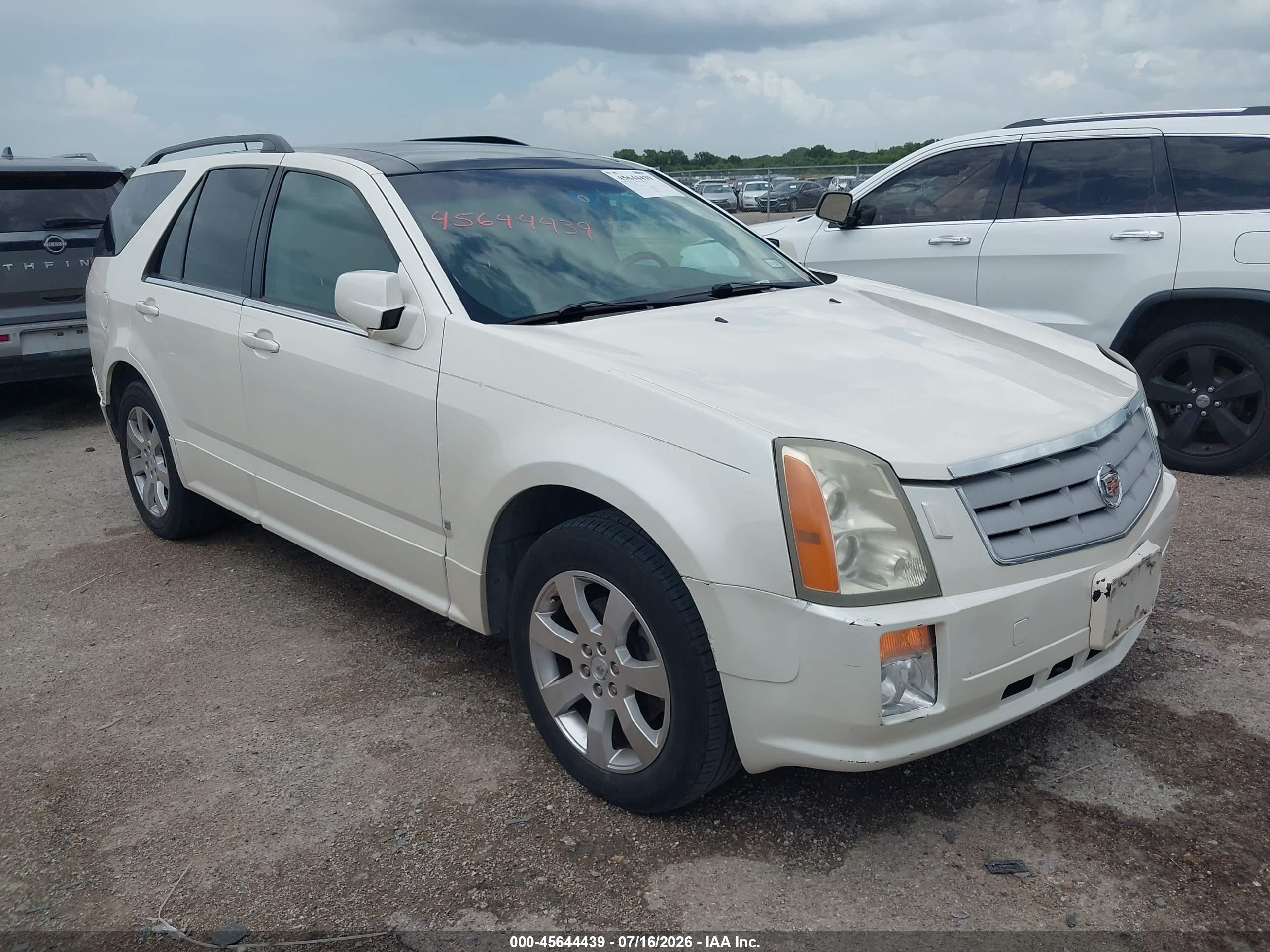 2007 Cadillac Srx V6 White vin: 1GYEE637170174361