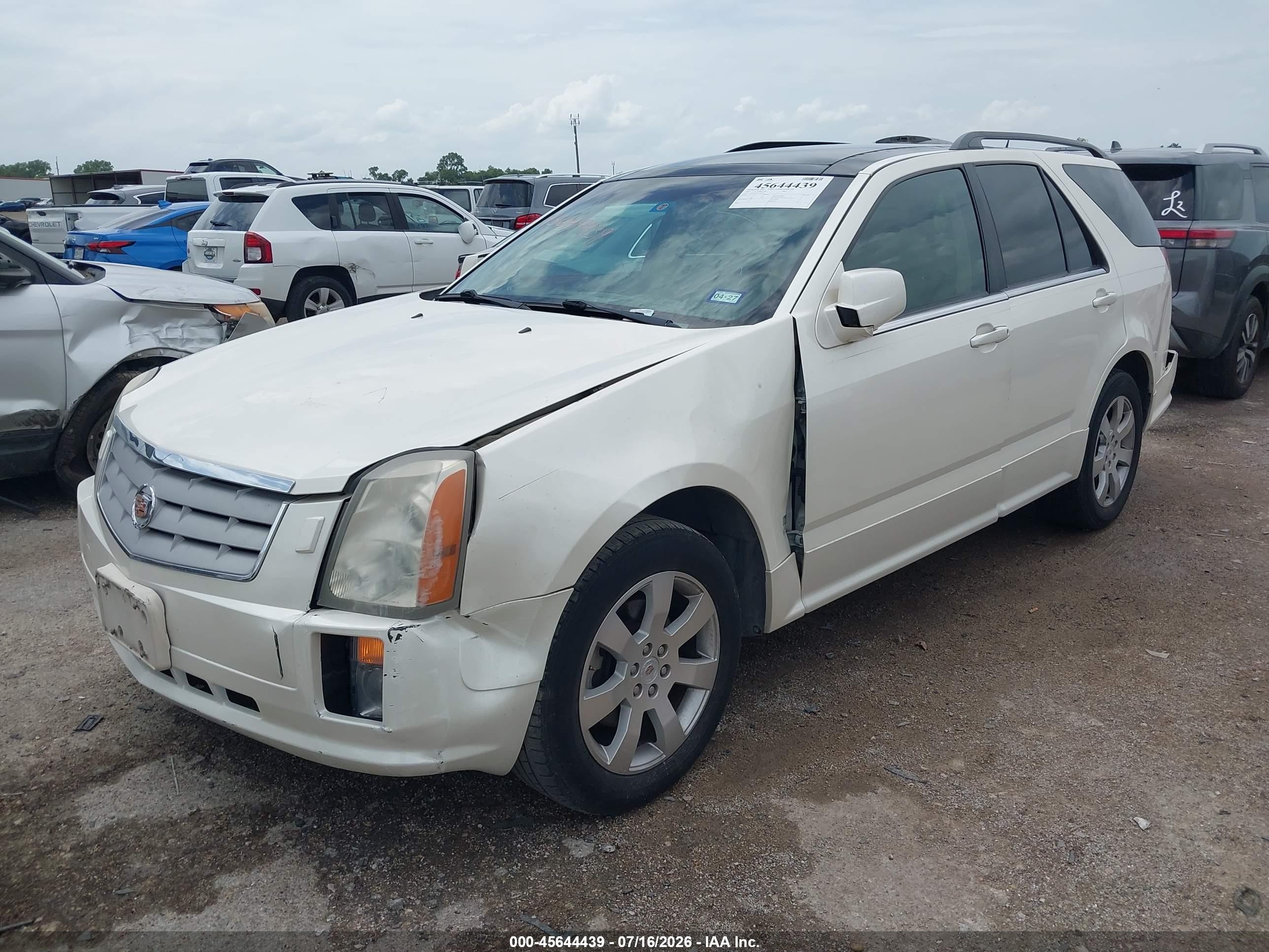 2007 Cadillac Srx V6 White vin: 1GYEE637170174361