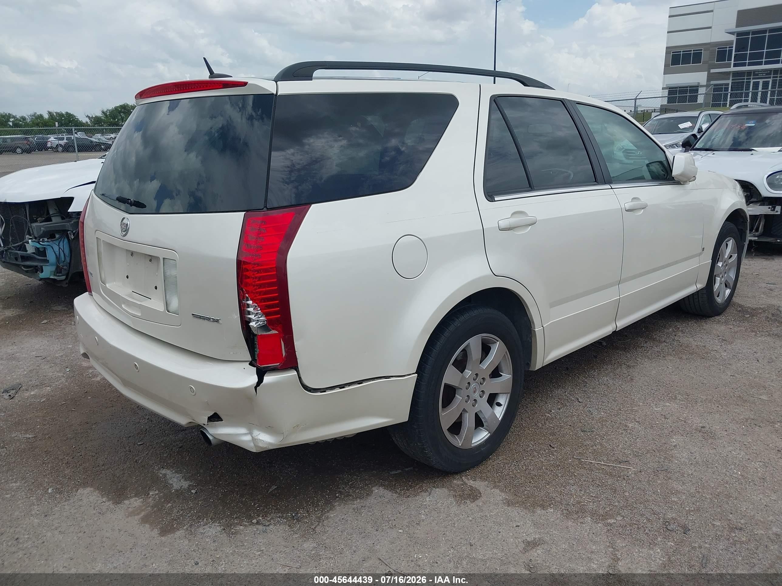 2007 Cadillac Srx V6 White vin: 1GYEE637170174361