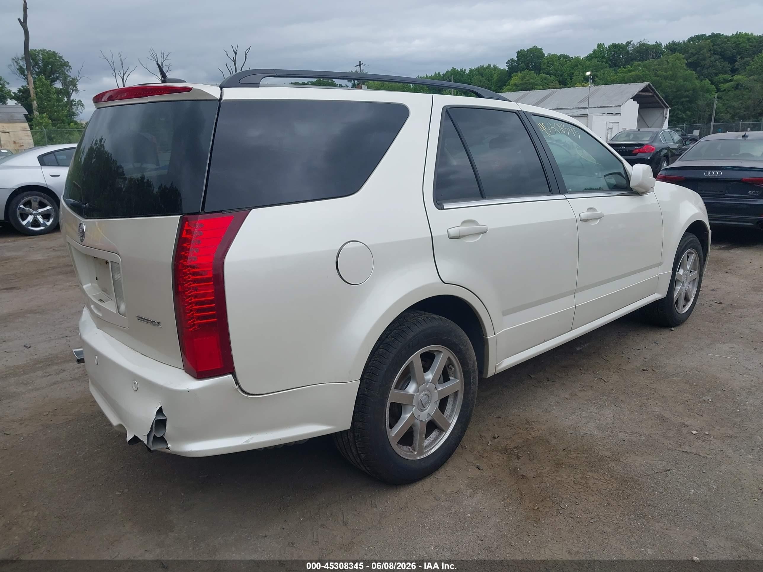 2005 Cadillac Srx V6 White vin: 1GYEE637250194857